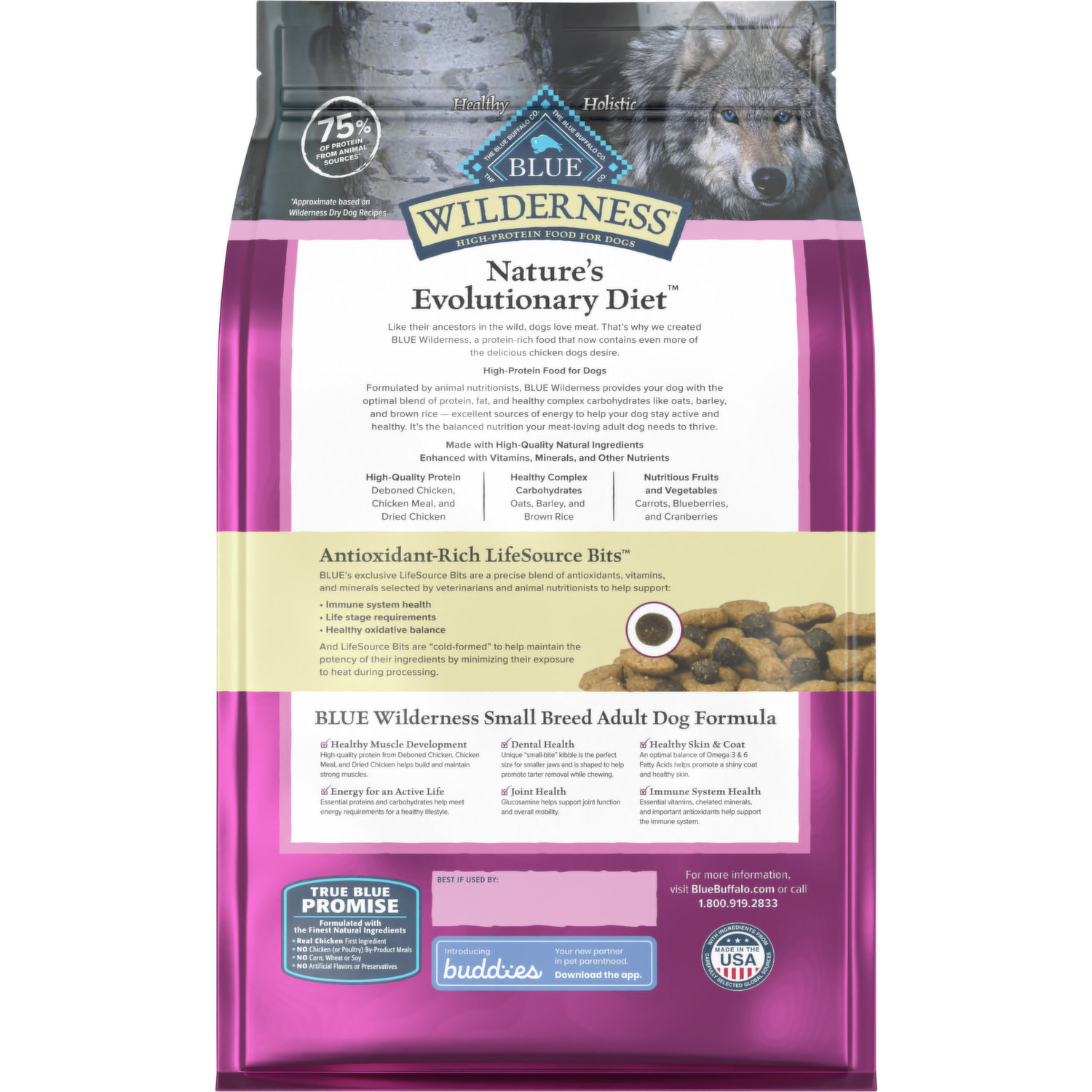 Blue wilderness small bites dog cheap food