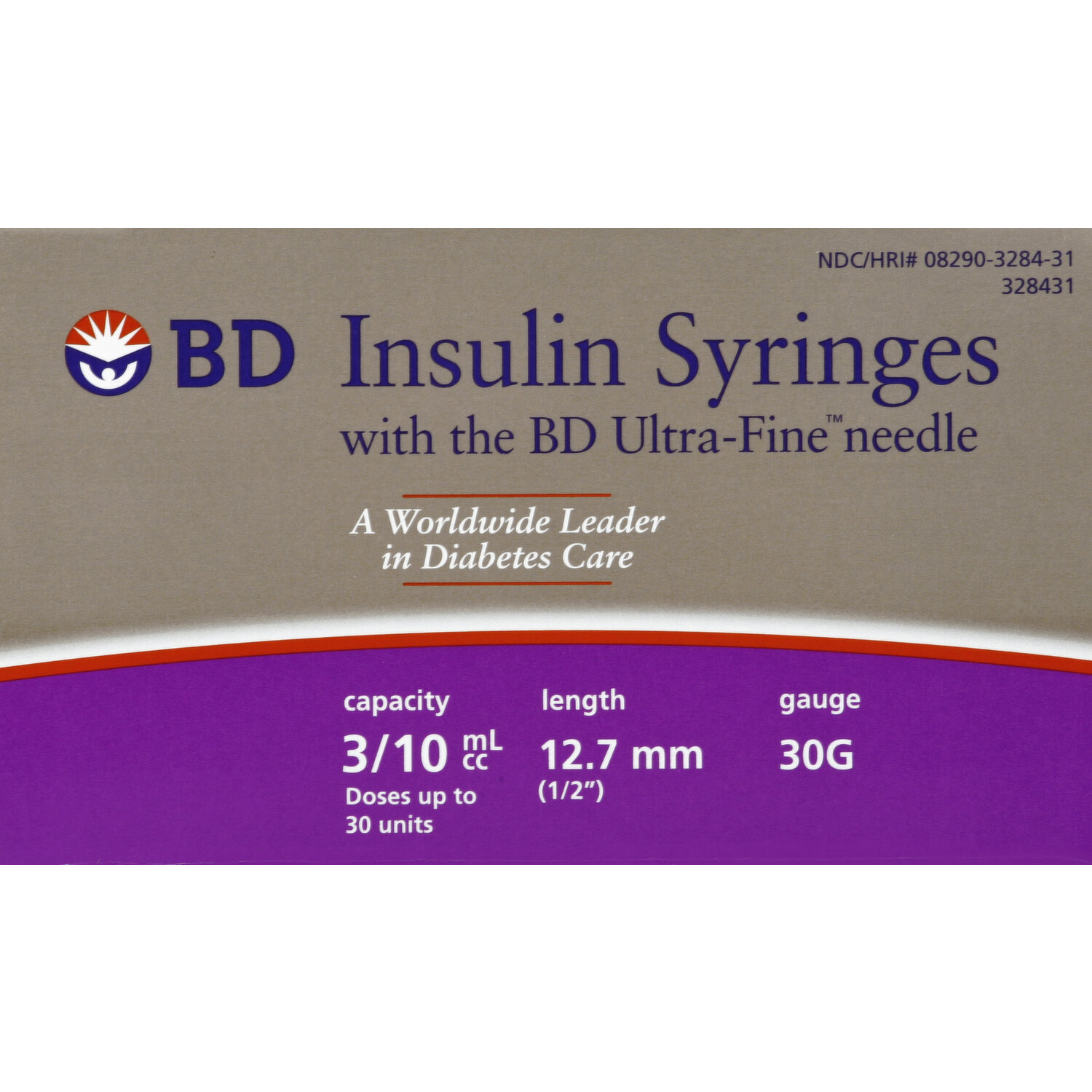 BD Syringe with Sub-Q Needle 1mL, 26 gauge; Slip Tip; 100/Pk.:First Aid