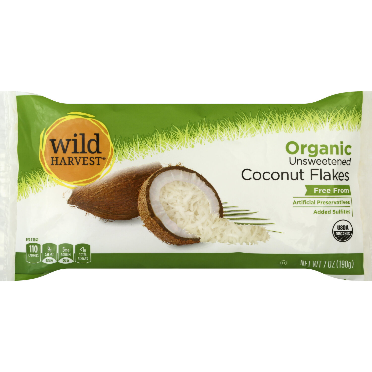 Organic Toasted Coconut Chips: Unsweetened, Organic Snacks