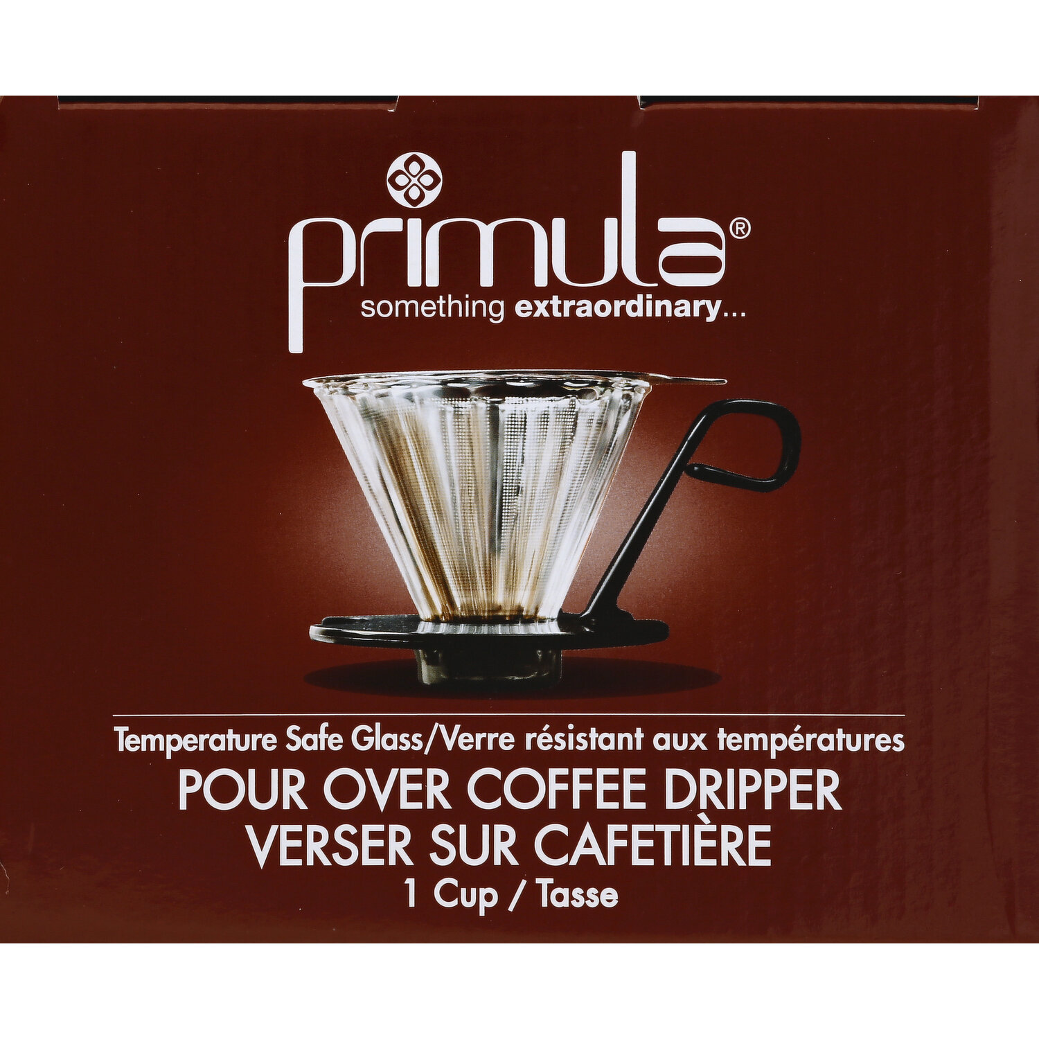 Primula Coffee Dripper, Pour Over, Seneca Black, 1 Cup