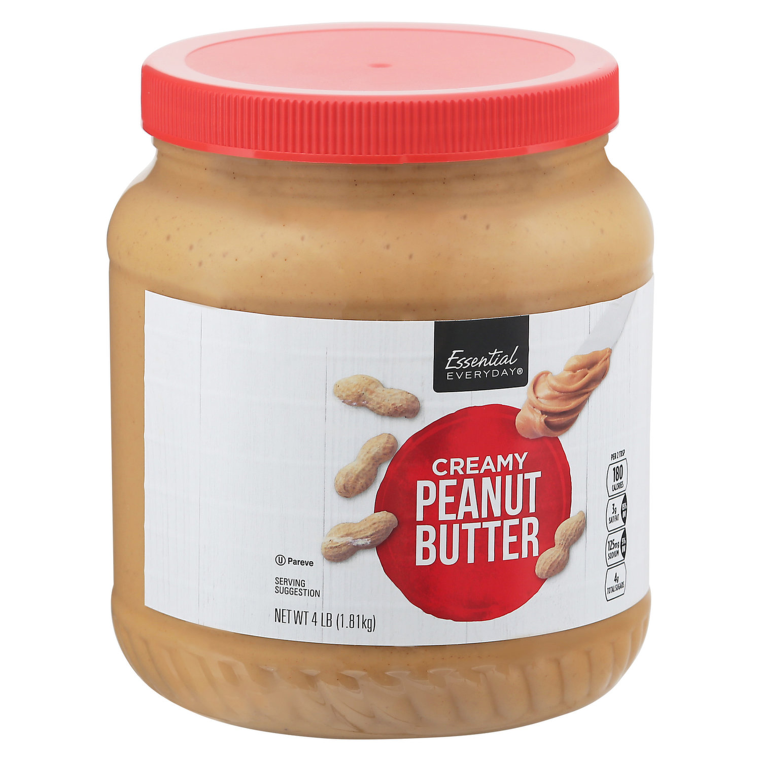Depression Measuring Cup with Cream Dove Brand, Peanut Butter