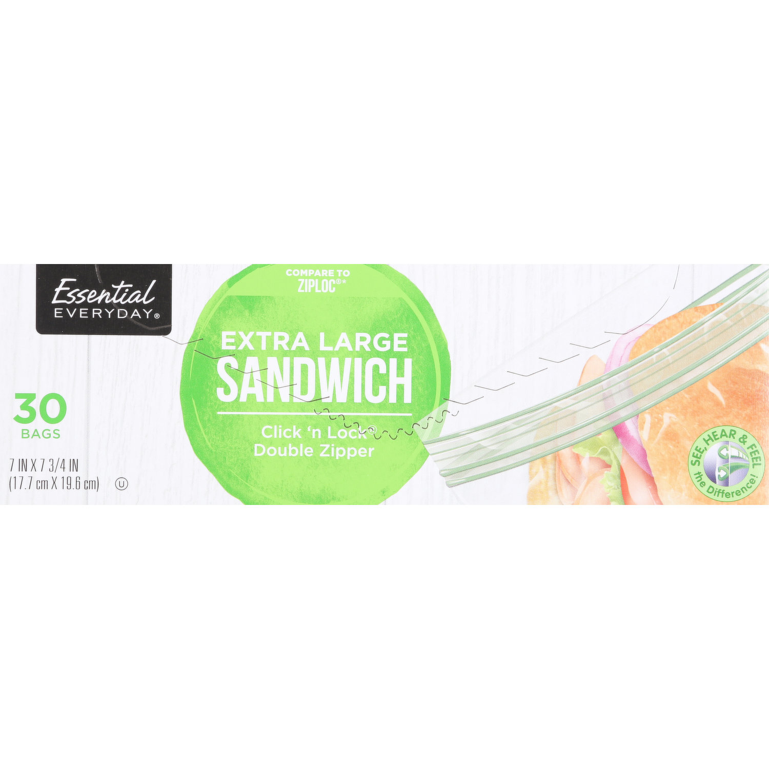 Ziploc Sandwich Bags Pack of 150