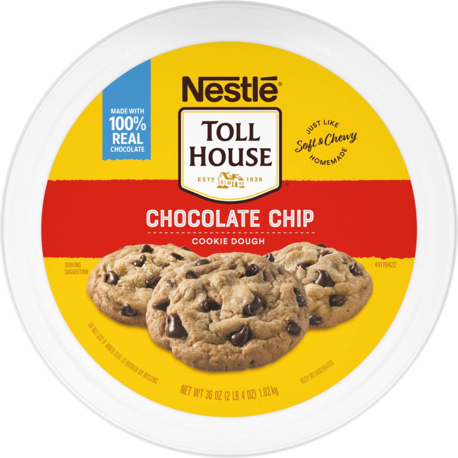 Chocolate Chip Bulk Tub-FREE SHIPPING – The Cookie Dough Café