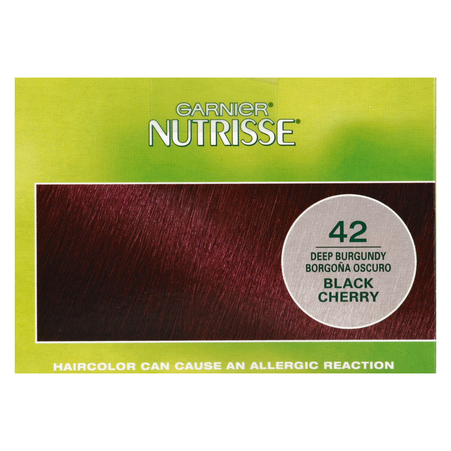 garnier black cherry hair color