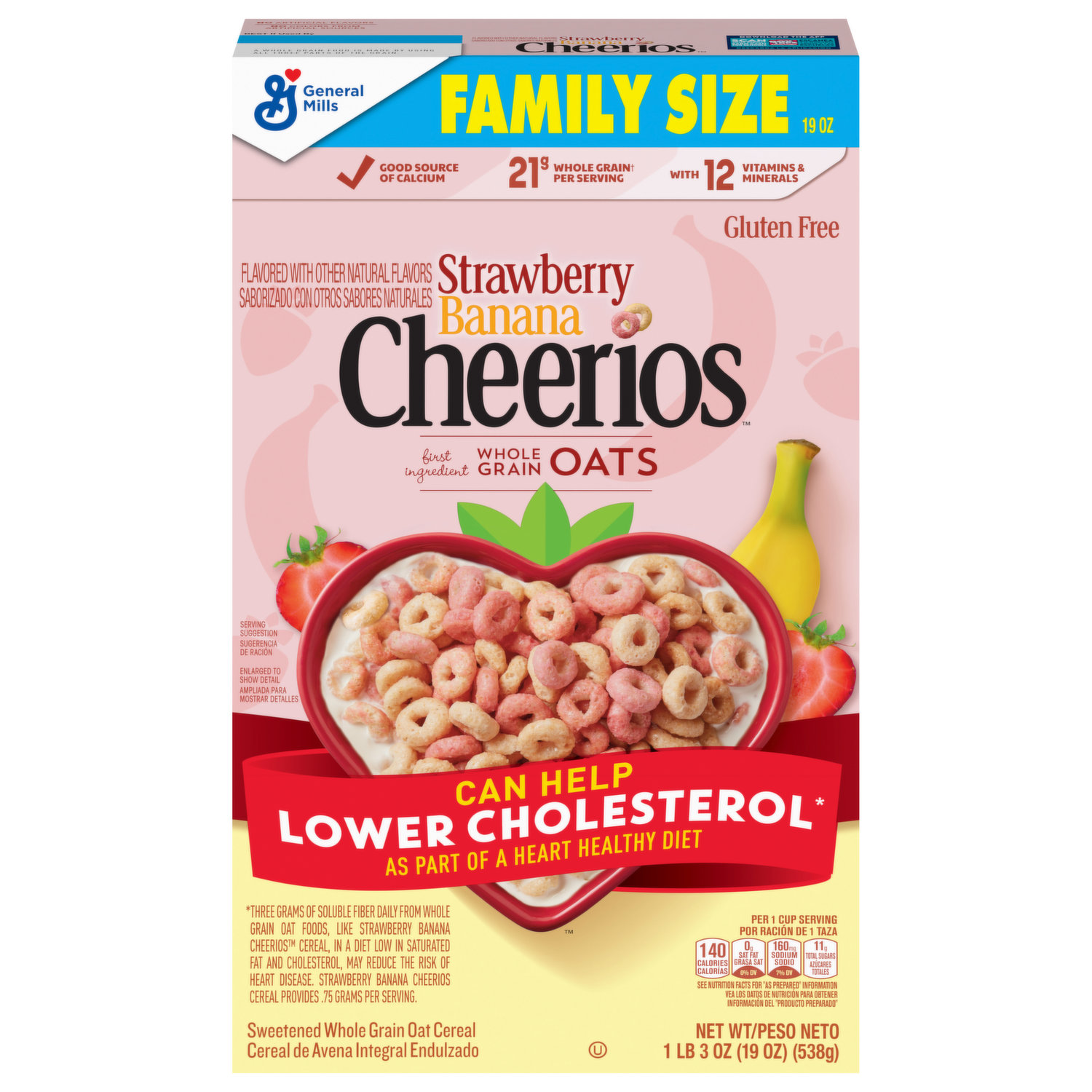 General Mills Cheerios Honey Nut Cereal Mega Size, 1 lb 13.4 oz