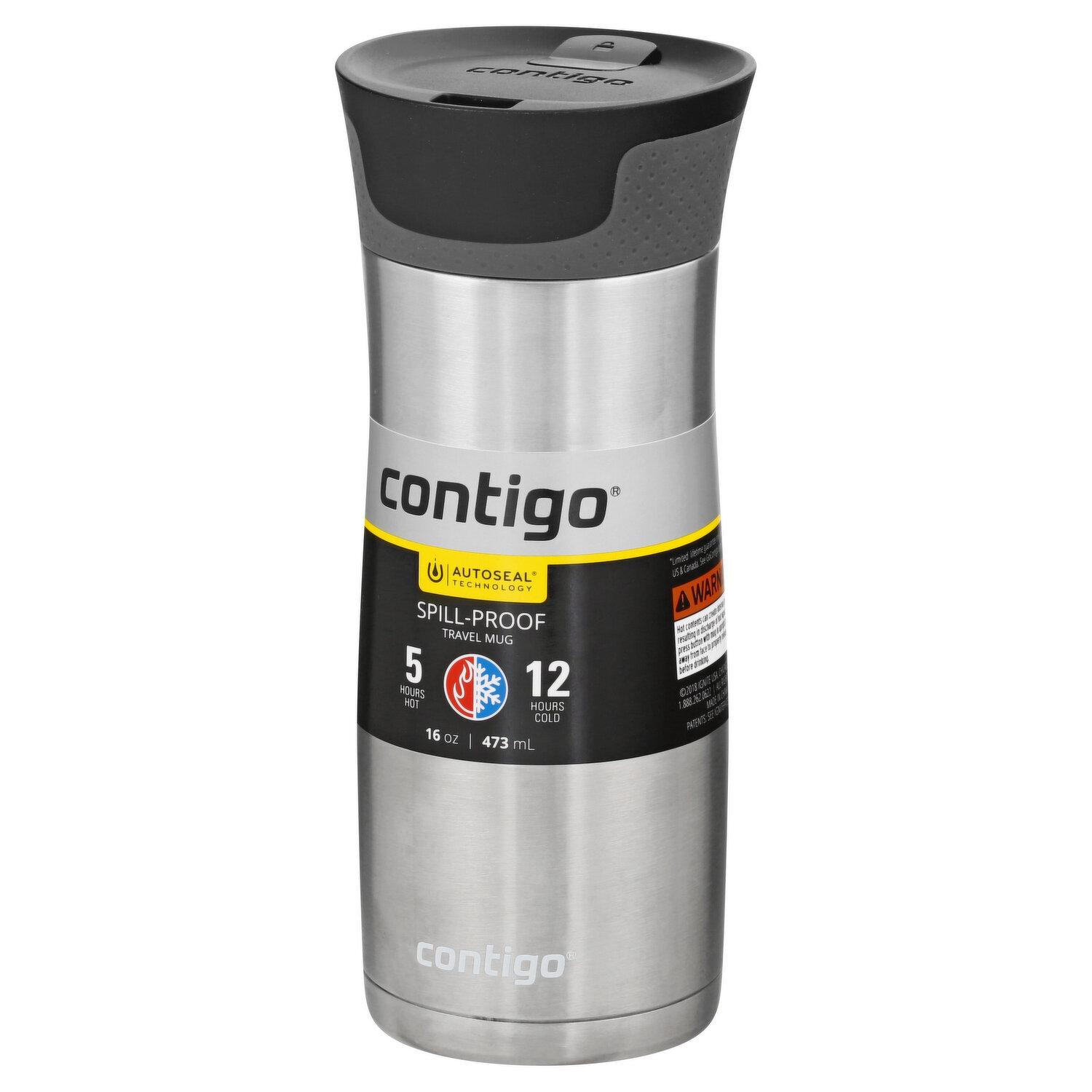 Contigo Travel Mug, Spill-Proof, 16 Ounce