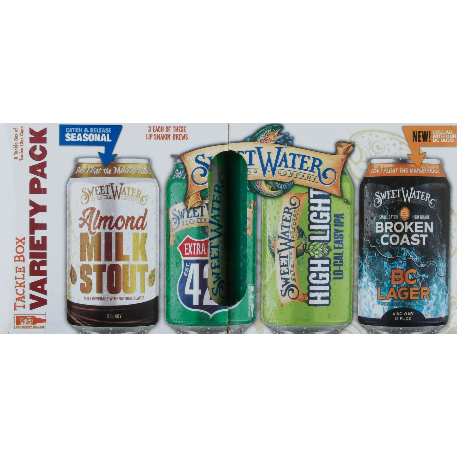 Sweetwater Tackle Box 12oz Cans 12OZ - Reveler Beverage - Needham