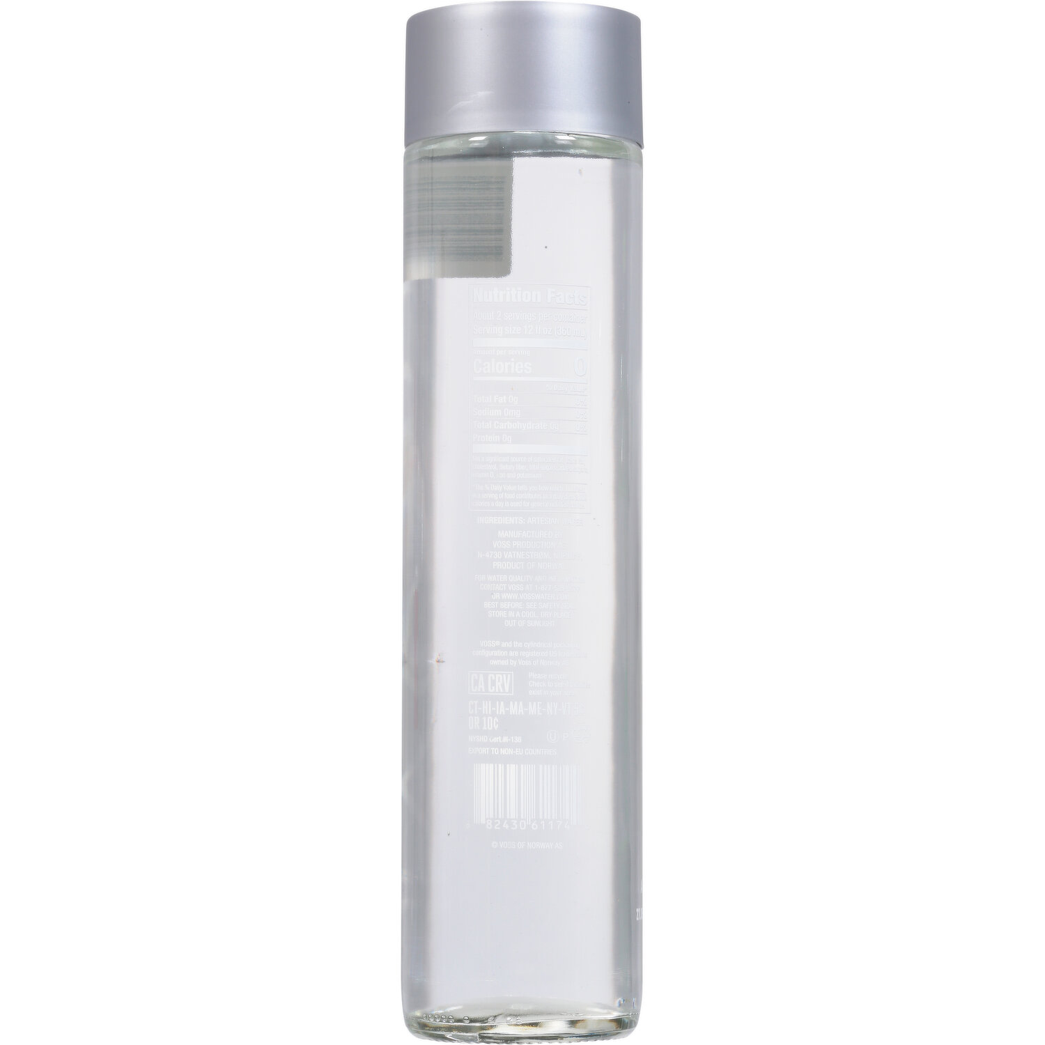 Sparkling spring water from Norway bottle 37,5 cl · VOSS · Supermercado El  Corte Inglés El Corte Inglés