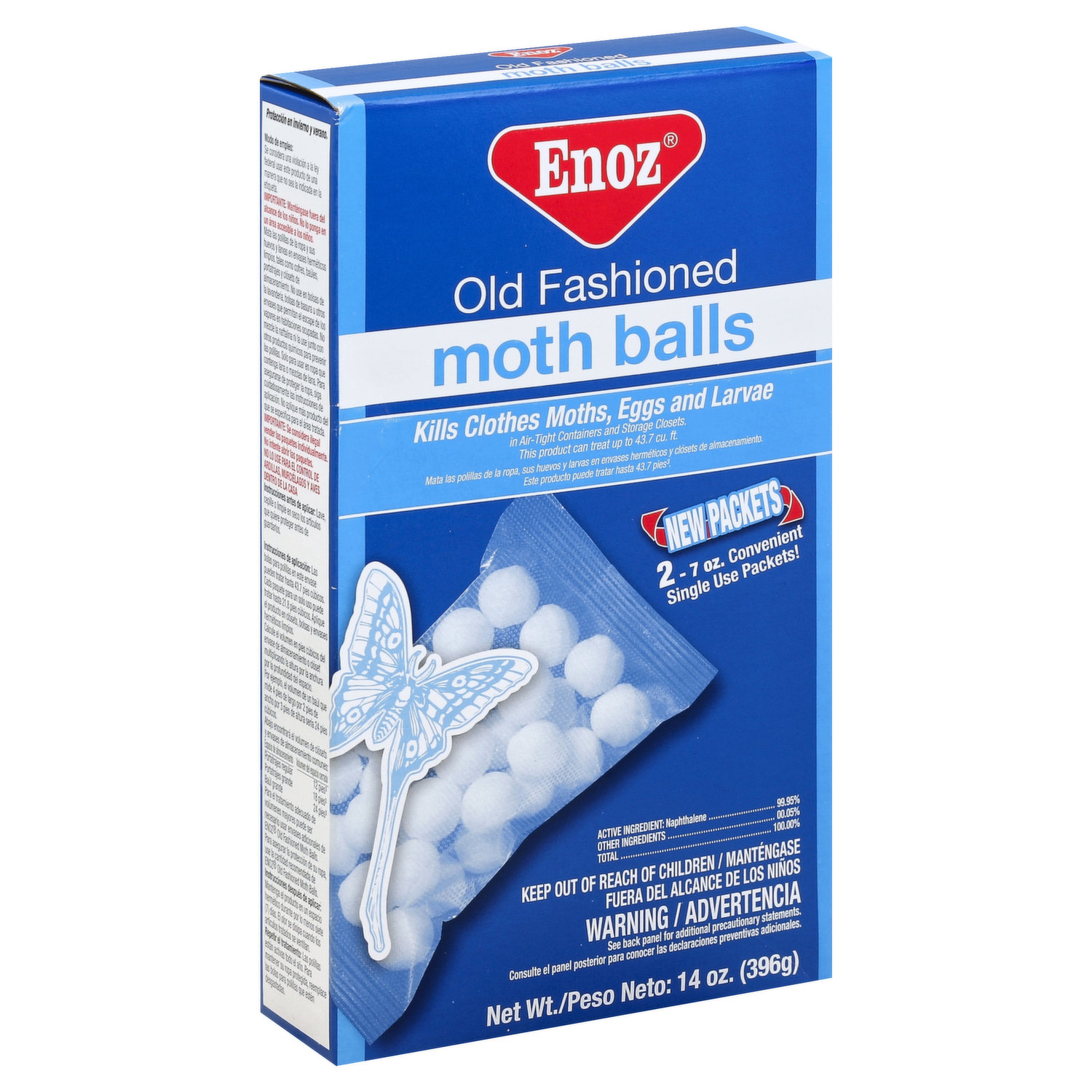 Enoz Old Fashioned Moth Balls 24-oz Moth Balls Plants and garden