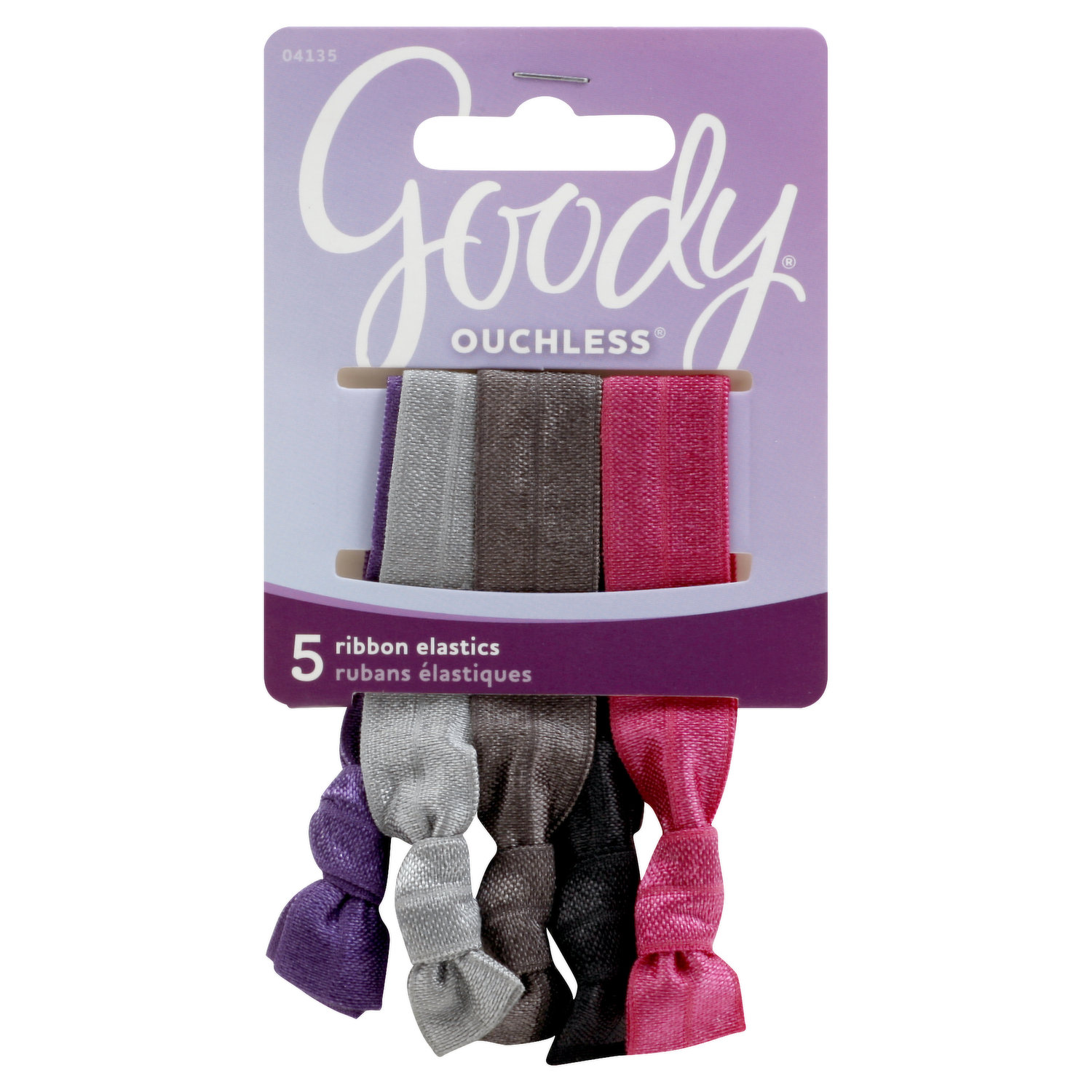 Goody Ouchless Elastics, Fine Hair - 75 elastics