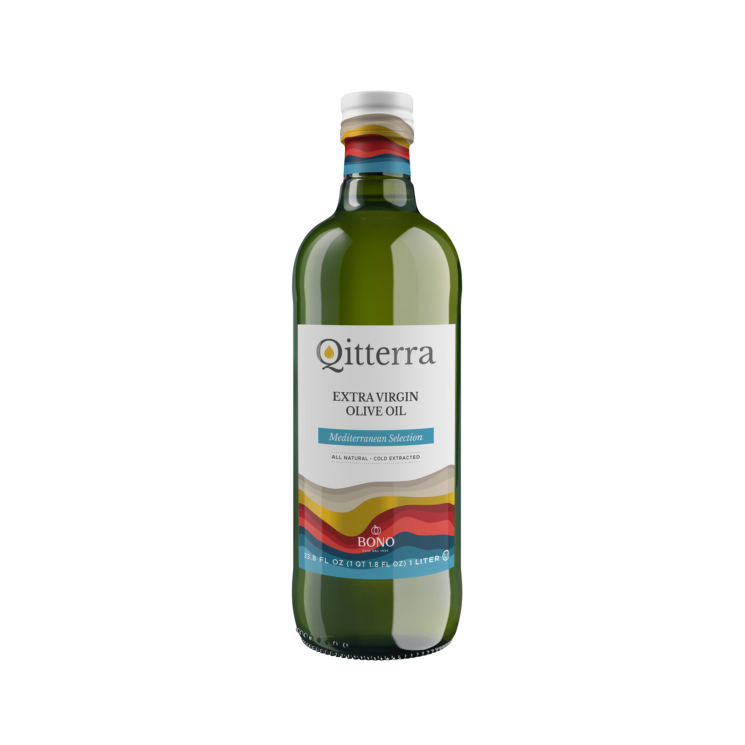 Aceitera cristal verde Olive Oil 1000 cc