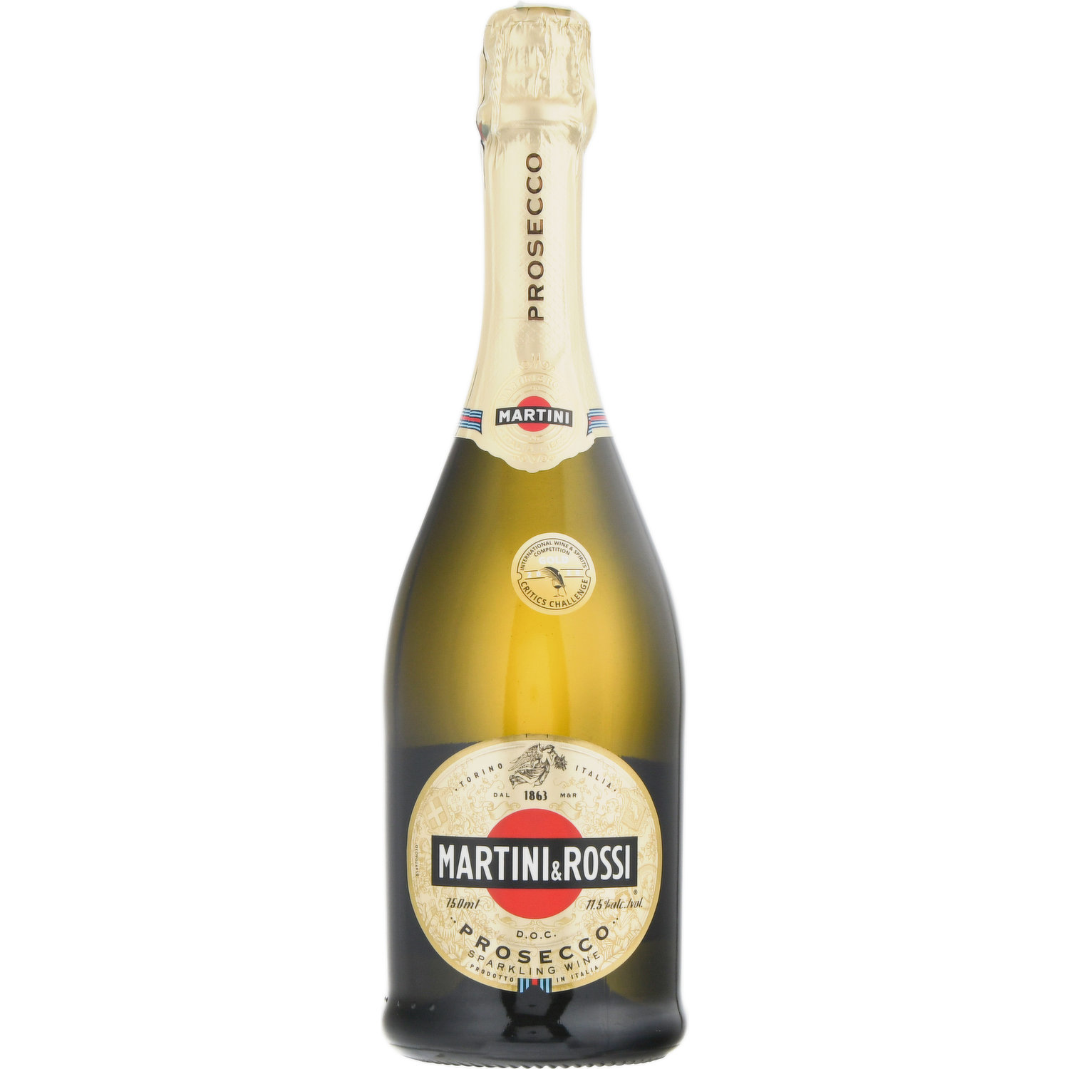 Martini & Rossi Sparkling Wine, Prosecco, Extra Dry, 750 Millilitre