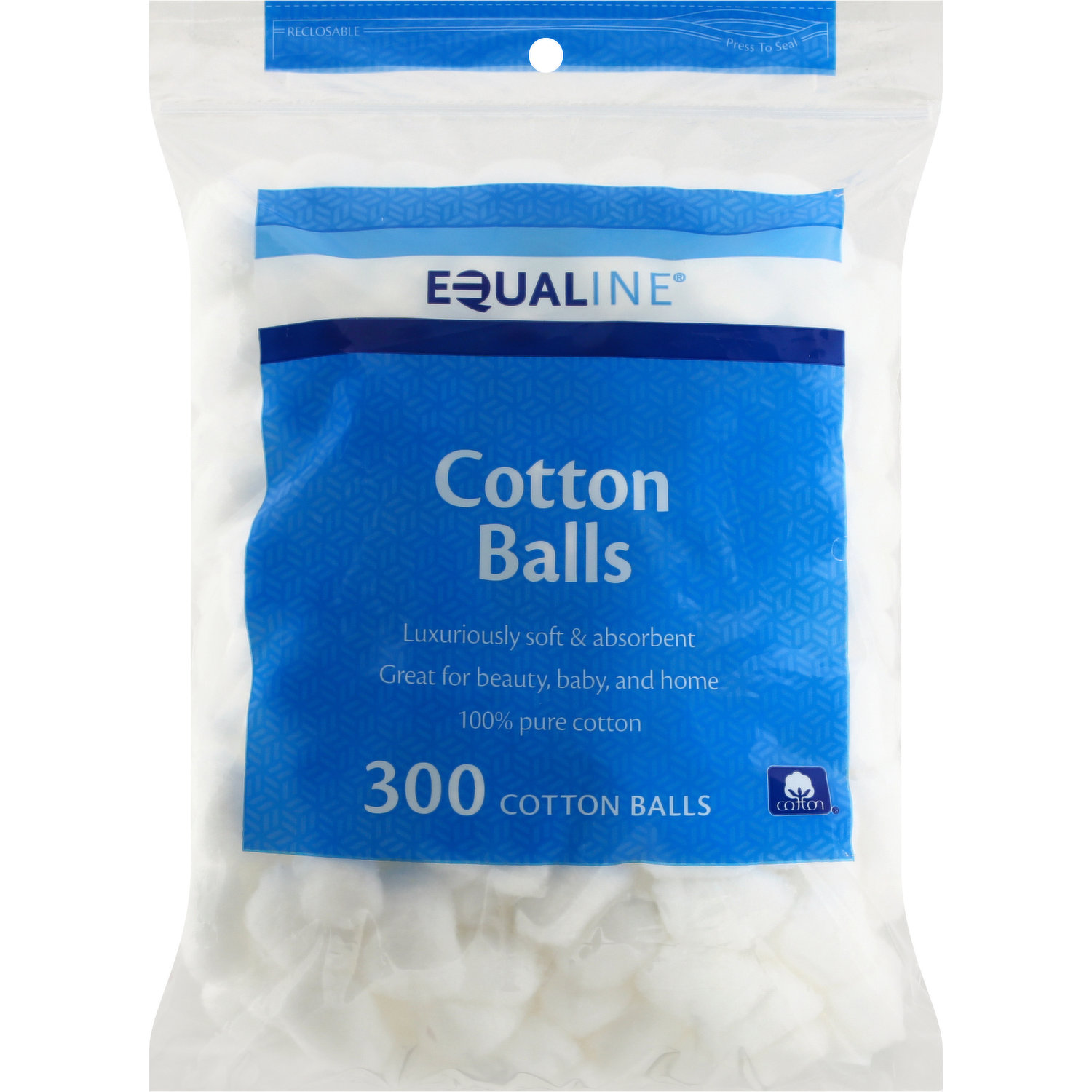 Equaline Cotton Balls 300-Count - 8901050
