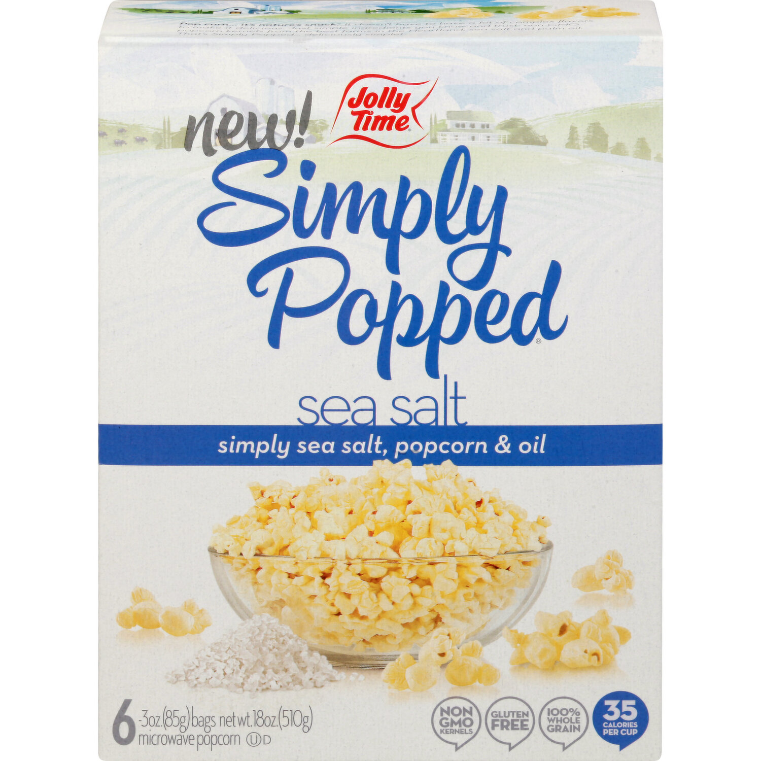 vanilla sea salt popcorn