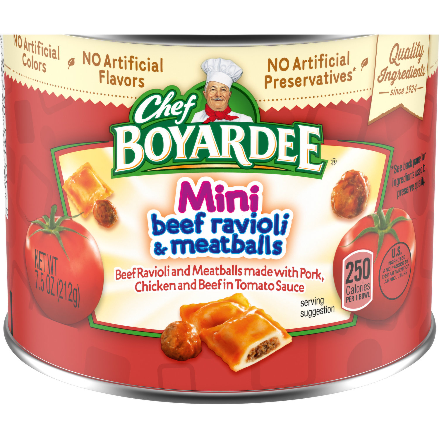 Save on Chef Boyardee Mini Micro Beef Ravioli in Tomato & Meat