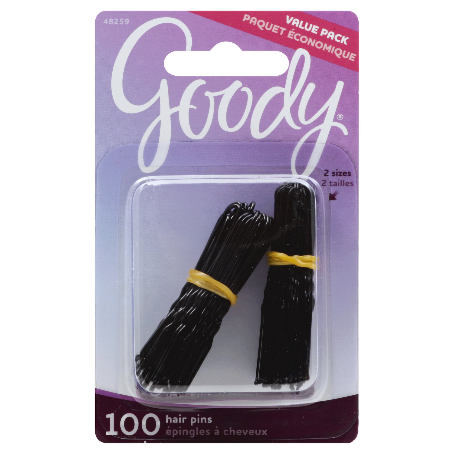 Goody Ouchless Hair Bobby Pins - 50 Count, Metallic Blonde - Slideproof and  Lock In Place - Suitable for All Hair Types - Pain-Free Hair Accessories