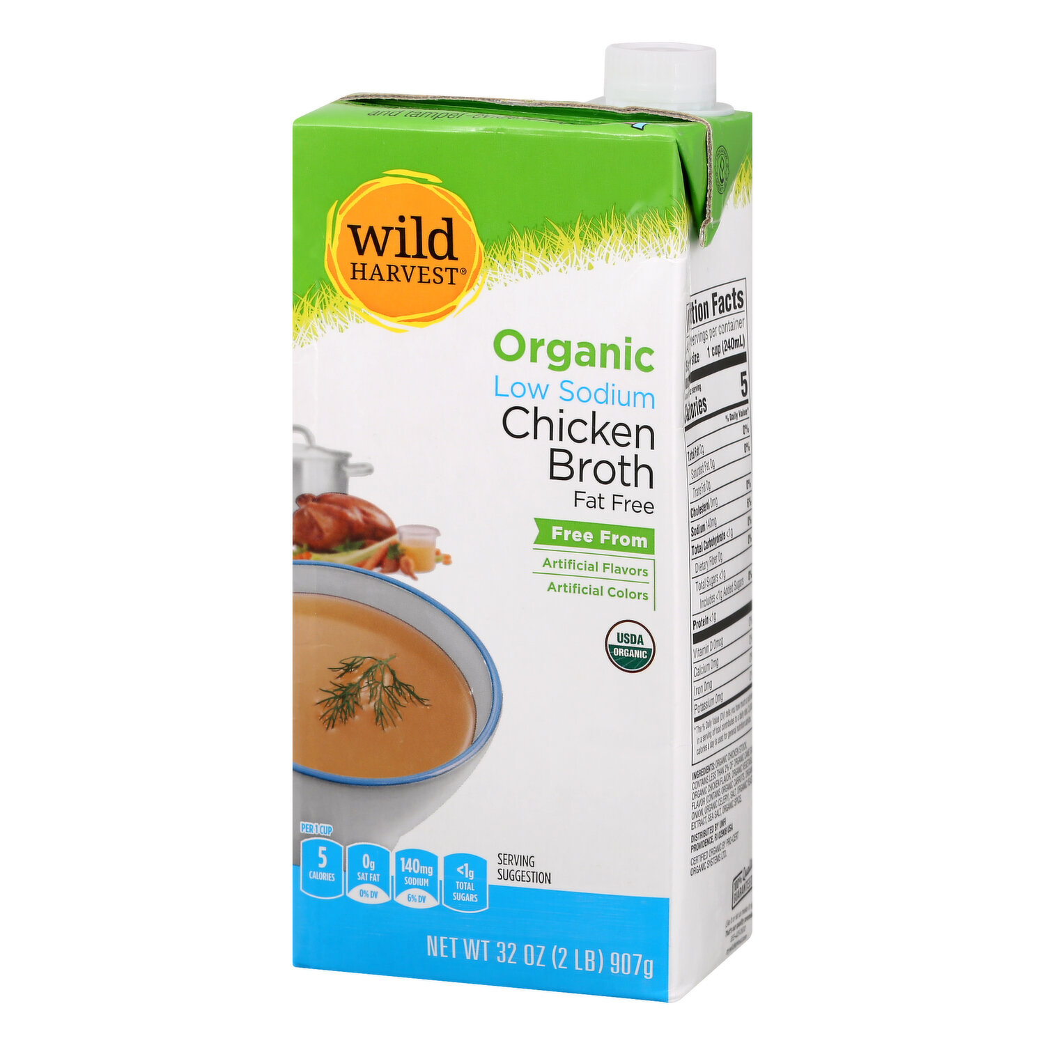 Field Day Organic Chicken Broth, Low Sodium