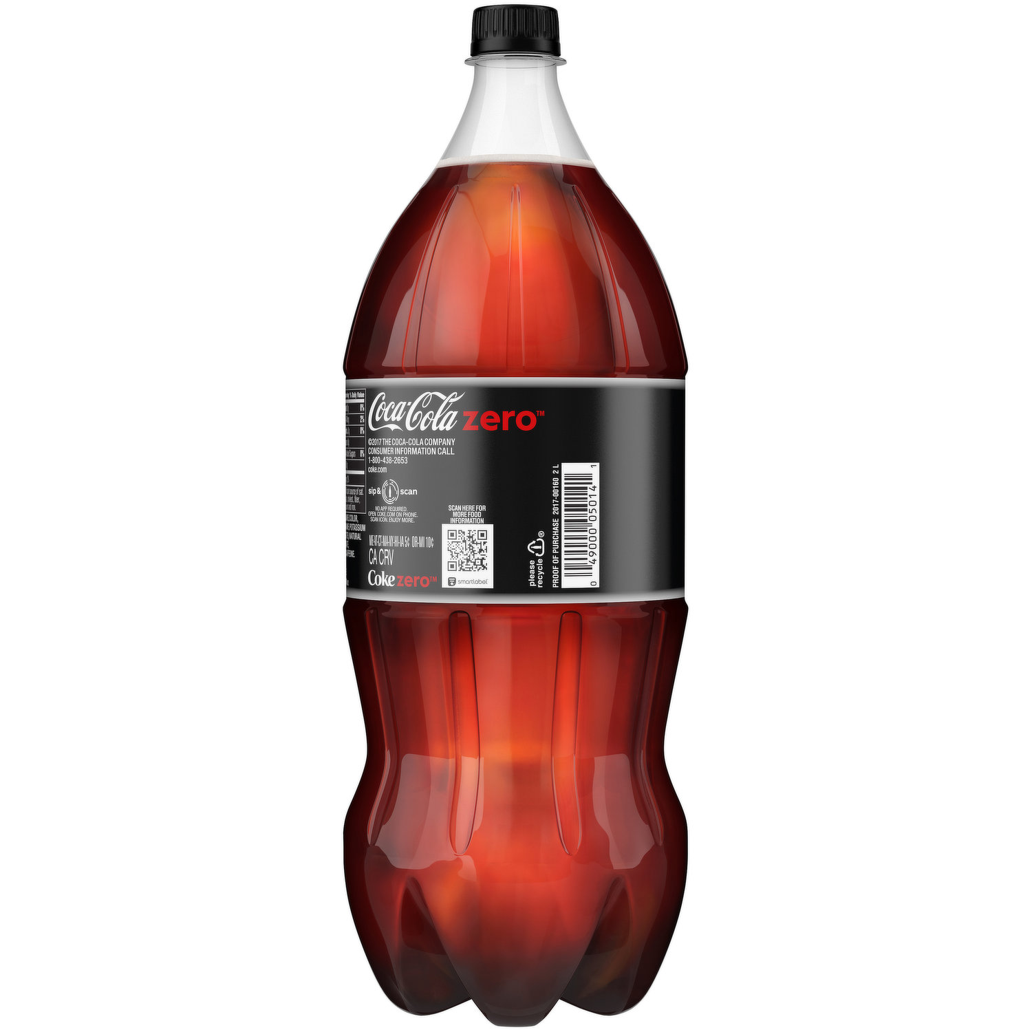 Coca-Cola® Zero Sugar Soda Bottle, 2 liter - Foods Co.