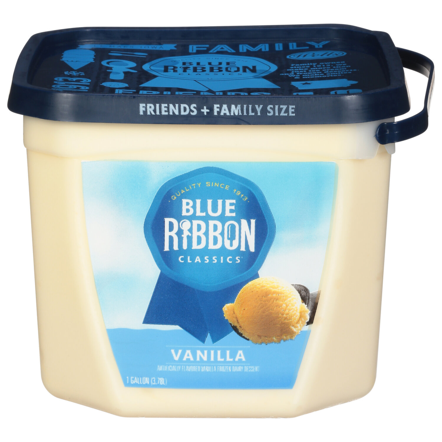 3 Gallon Ice Cream Tub (White, Without Lids) - Frozen Dessert Supplies