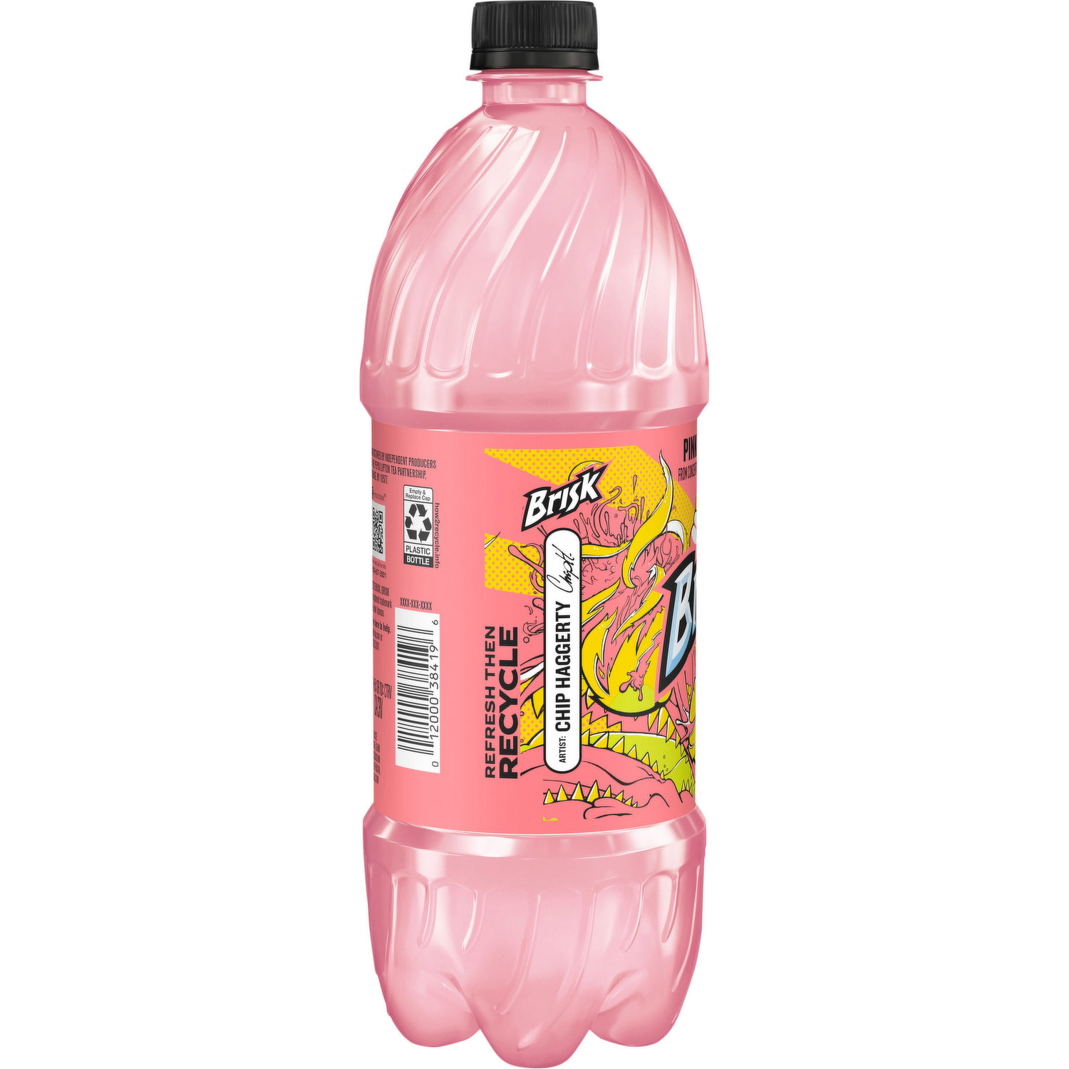 Brisk Pink Lemonade Juice Drink 20 fl oz Bottles – 24 Pack