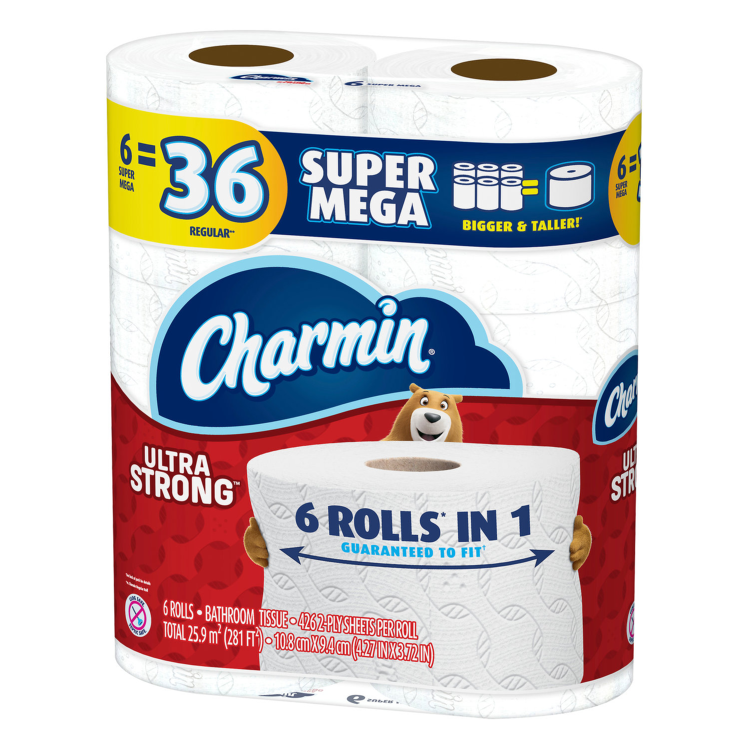 Charmin Ultra Soft Toilet Paper – 6 Mega Rolls