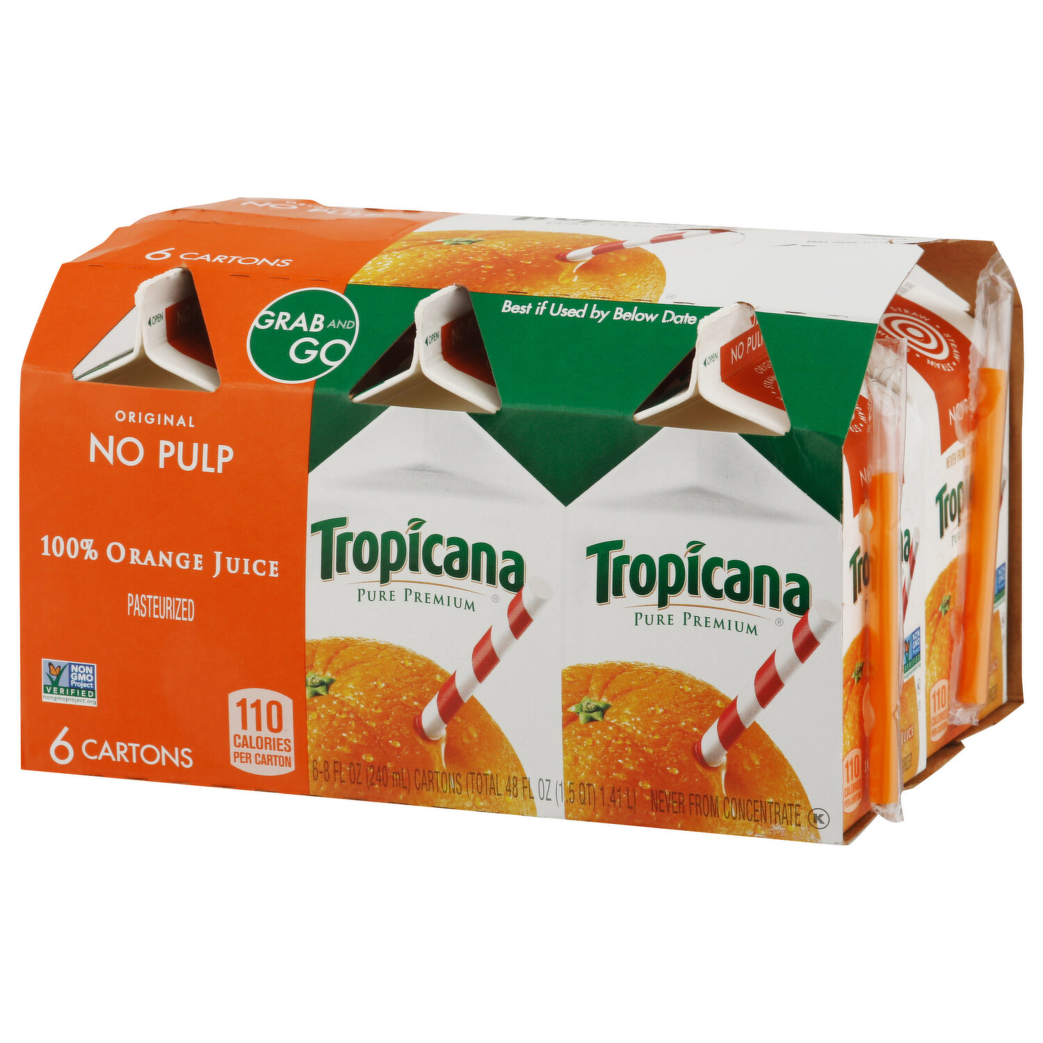 Packaging and storage of orange juice