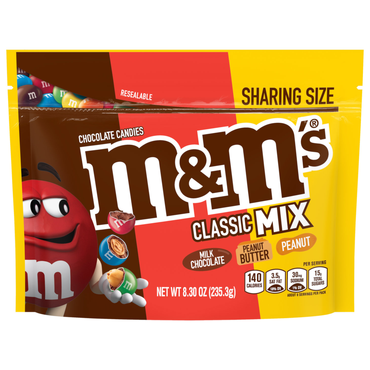 M & M Chocolate Candies 9.08 oz