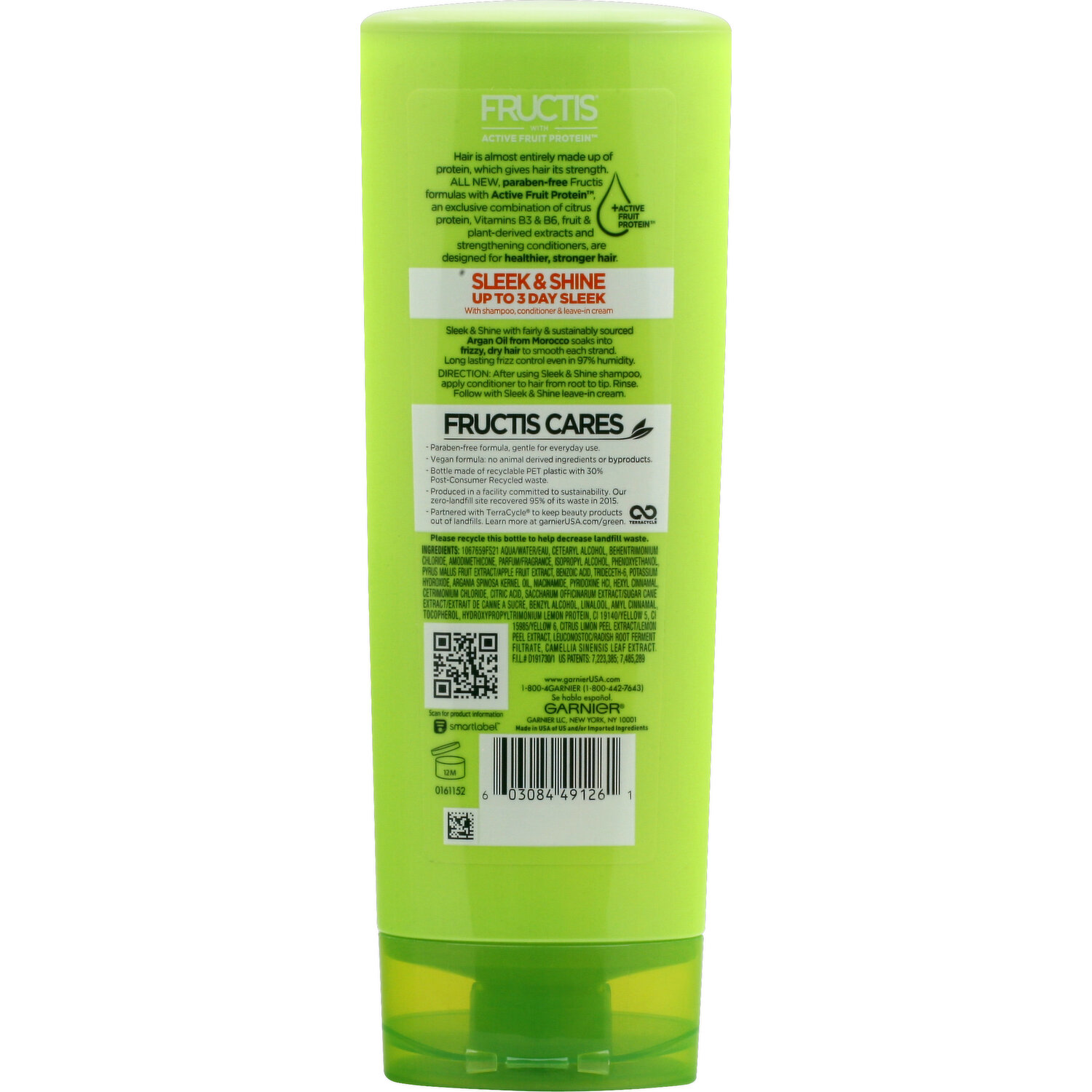 New Garnier Fructis Sleek and Shine Leave in Conditioning
