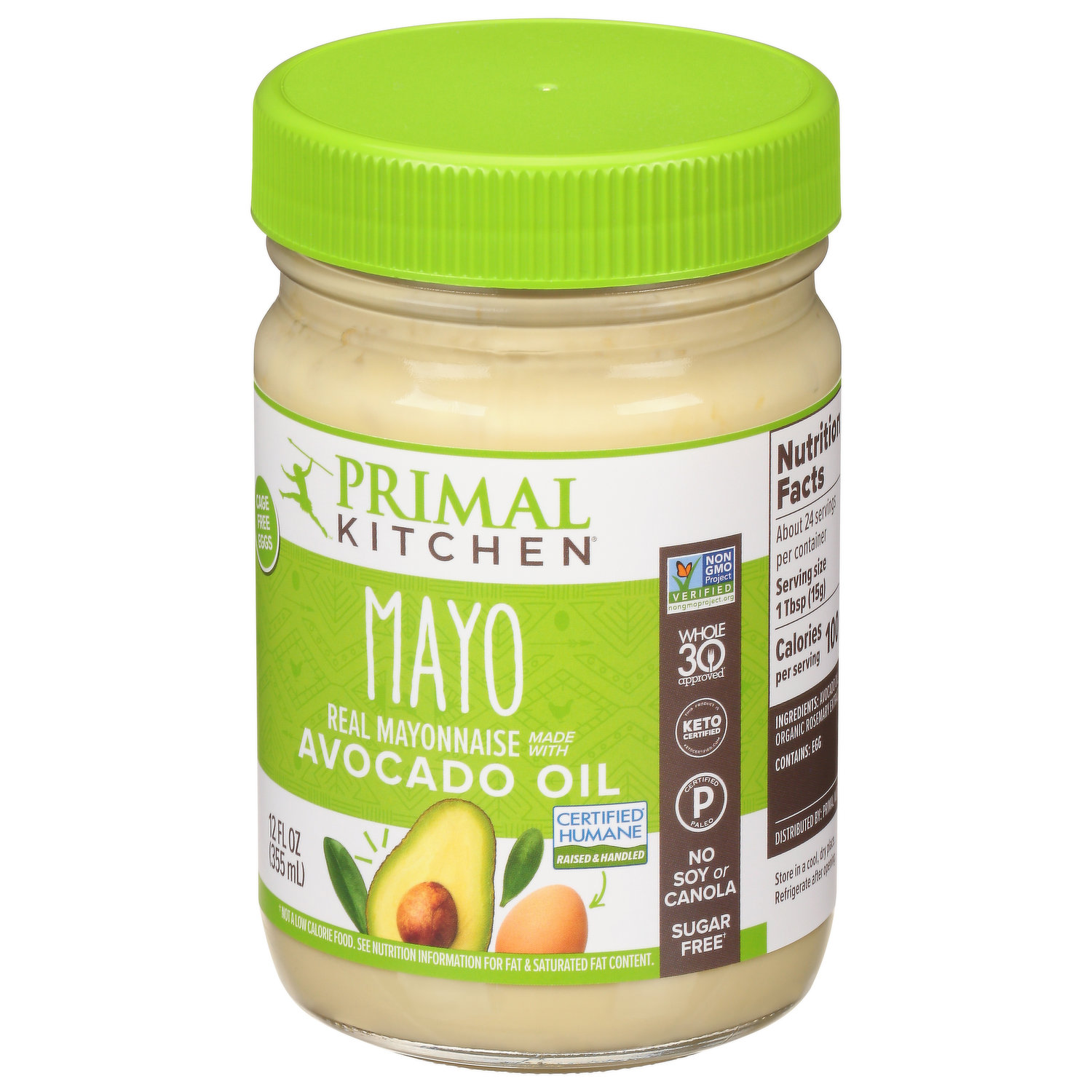 Primal Kitchen - Avocado Oil Mayo, Gluten And Dairy Free, Whole3