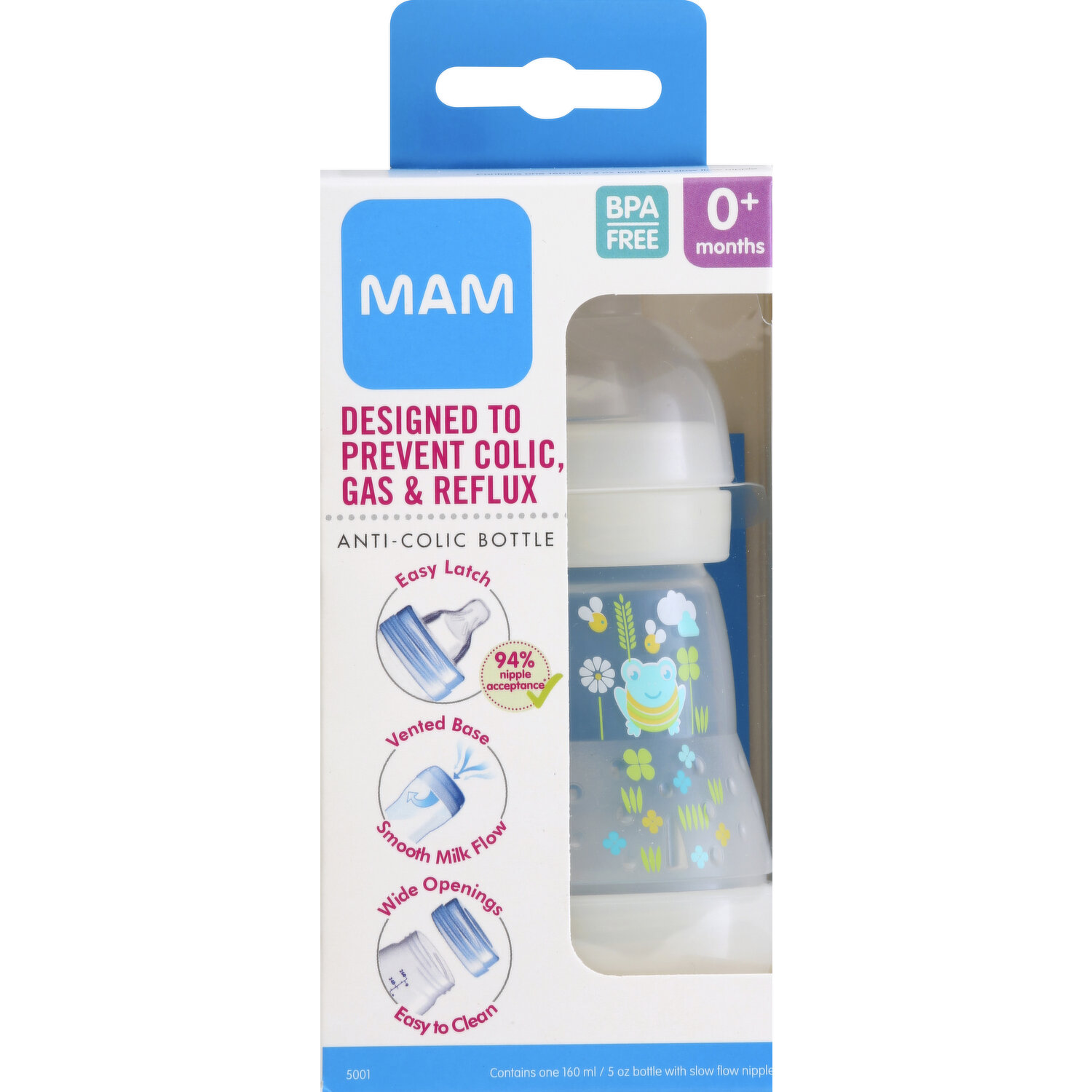 Bottle Nipple 0+ - Bottle Accessories by MAM Baby