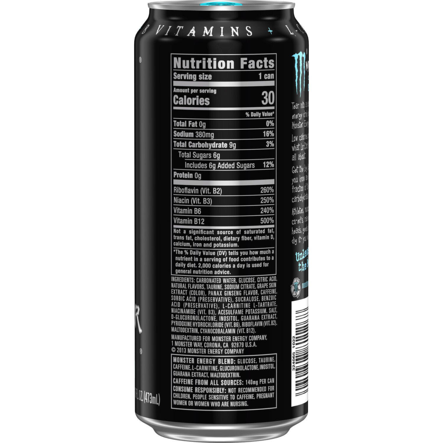 正規品！THE MONSTERS Energy ラブブ LUCK Monster Energy Drink