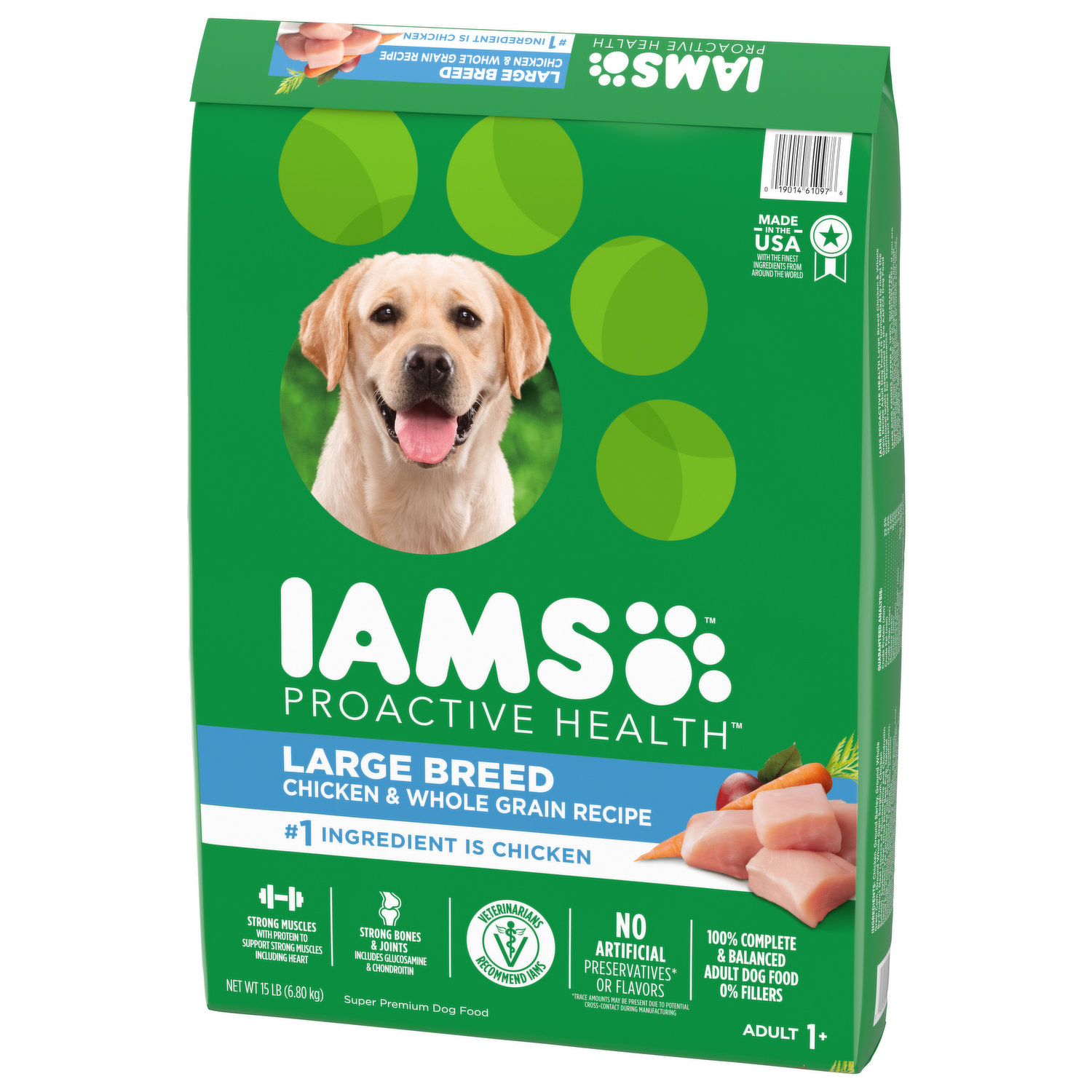 Iams large shop breed dog food