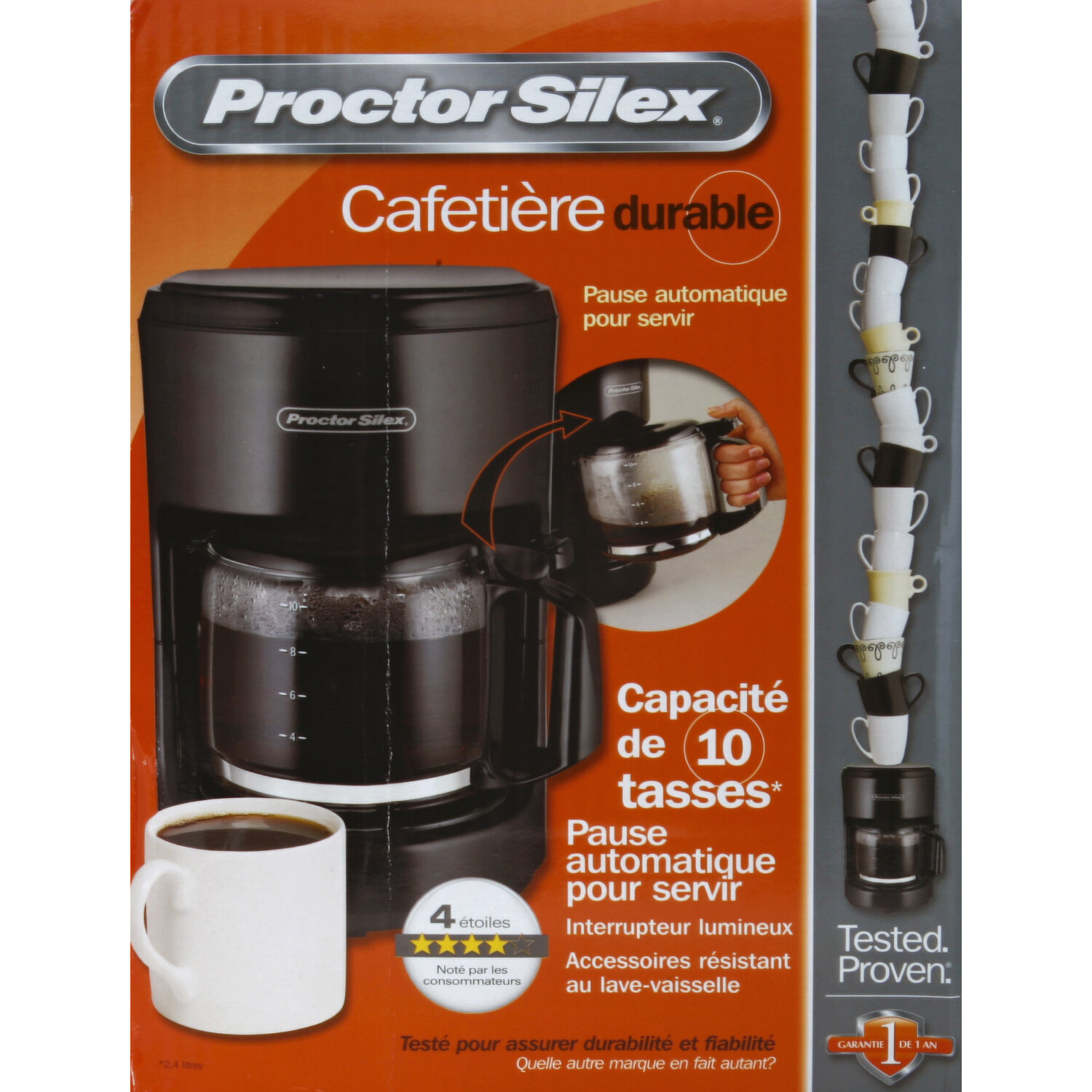 Proctor Silex Durable 12 Cup Coffee Maker