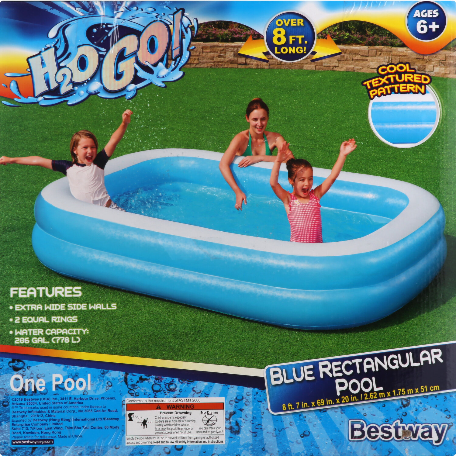 Inflatable, Leakproof reel pool cover for All Ages 