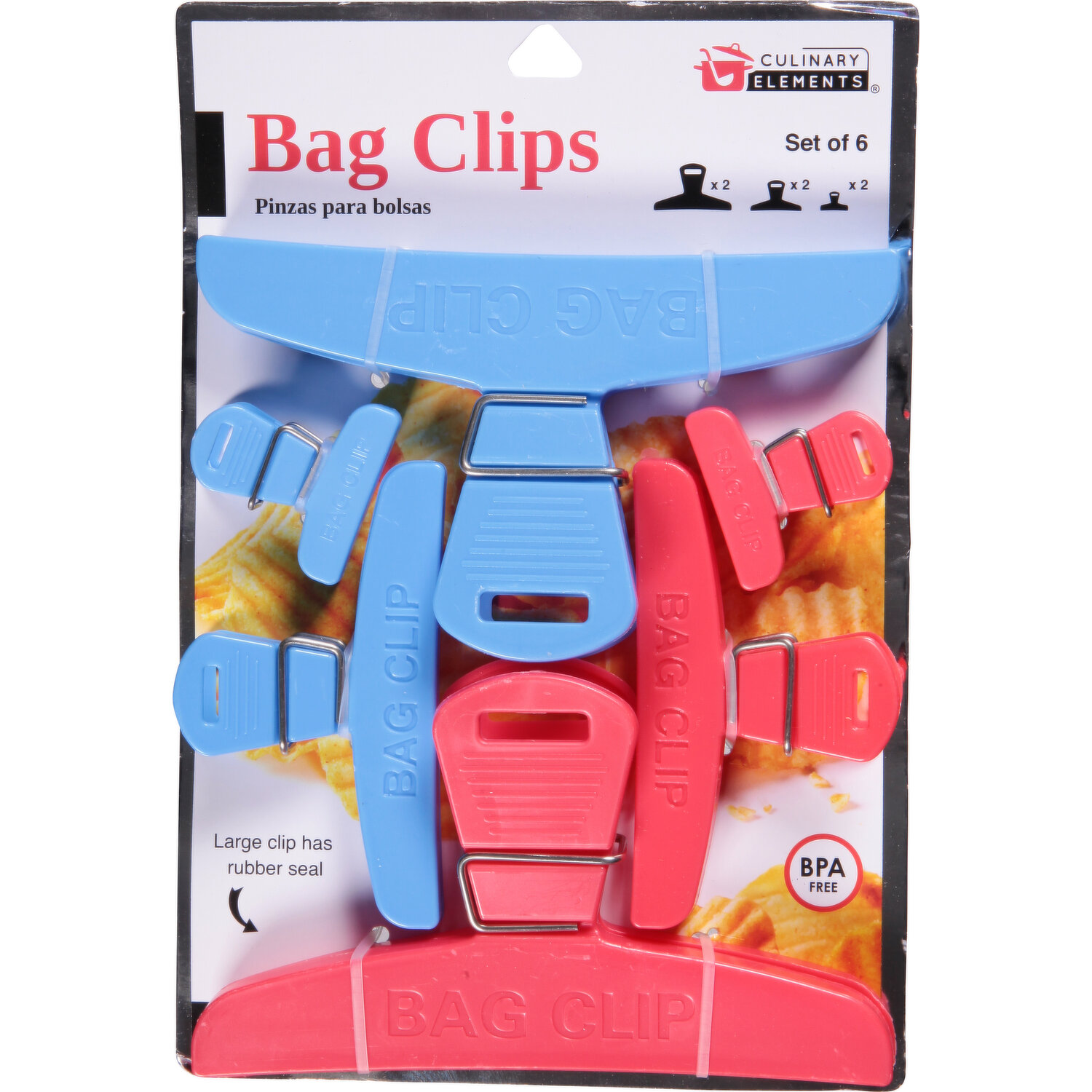 Culinary Elements Bag Clips BPA Free