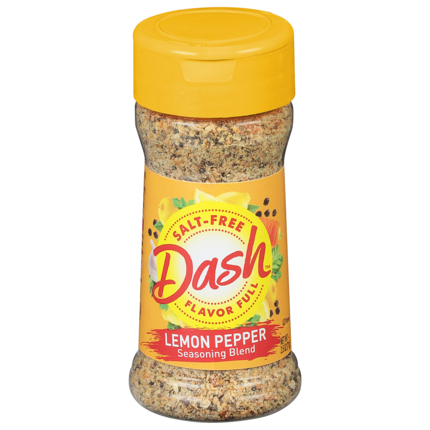 Lemon Pepper Seasoning - Pepper Blend Jar, 1/2 Cup, 2.6 oz.