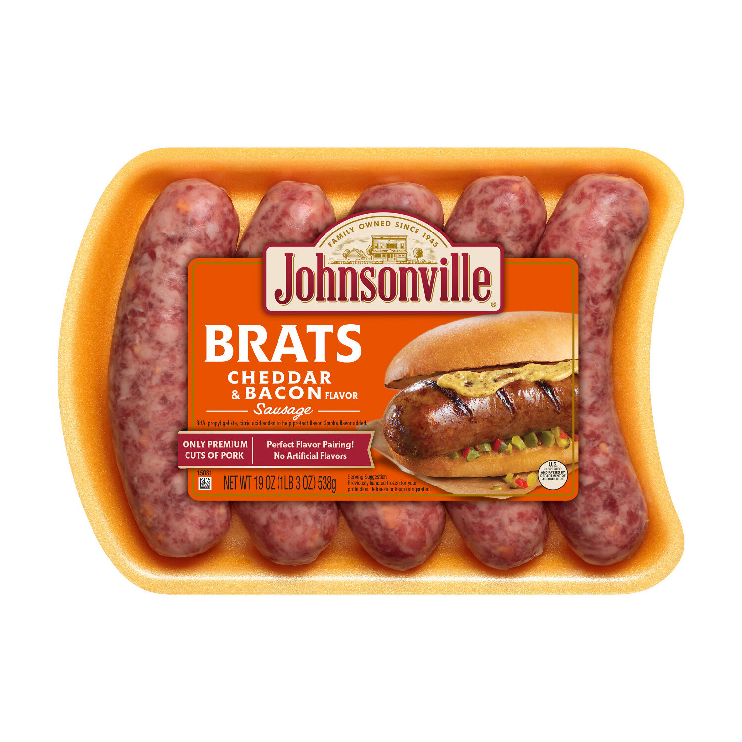 Johnsonville Brats Original Bratwurst Party Pack 12 Ea, Meat