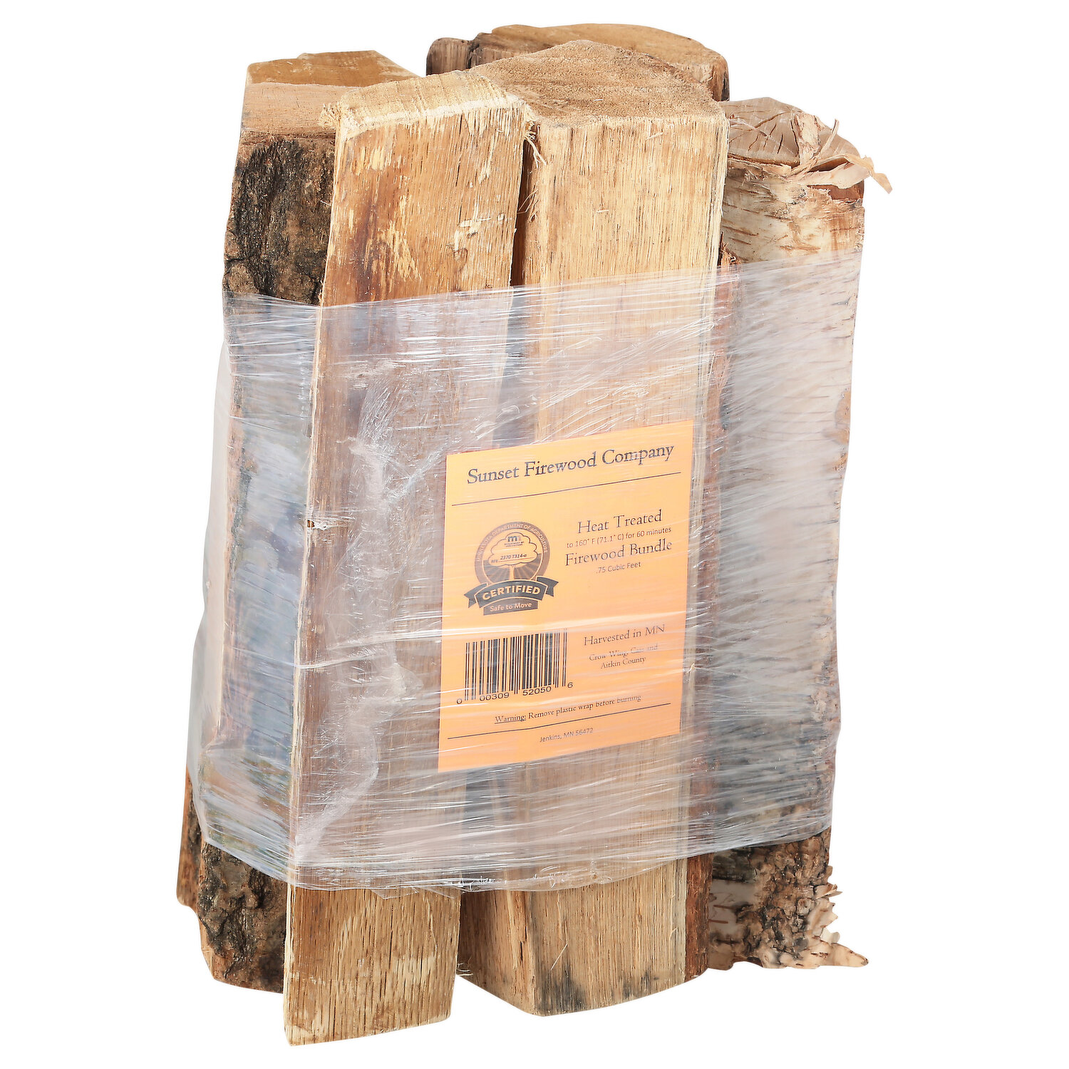 Round Log Bundles - Premier Firewood Company