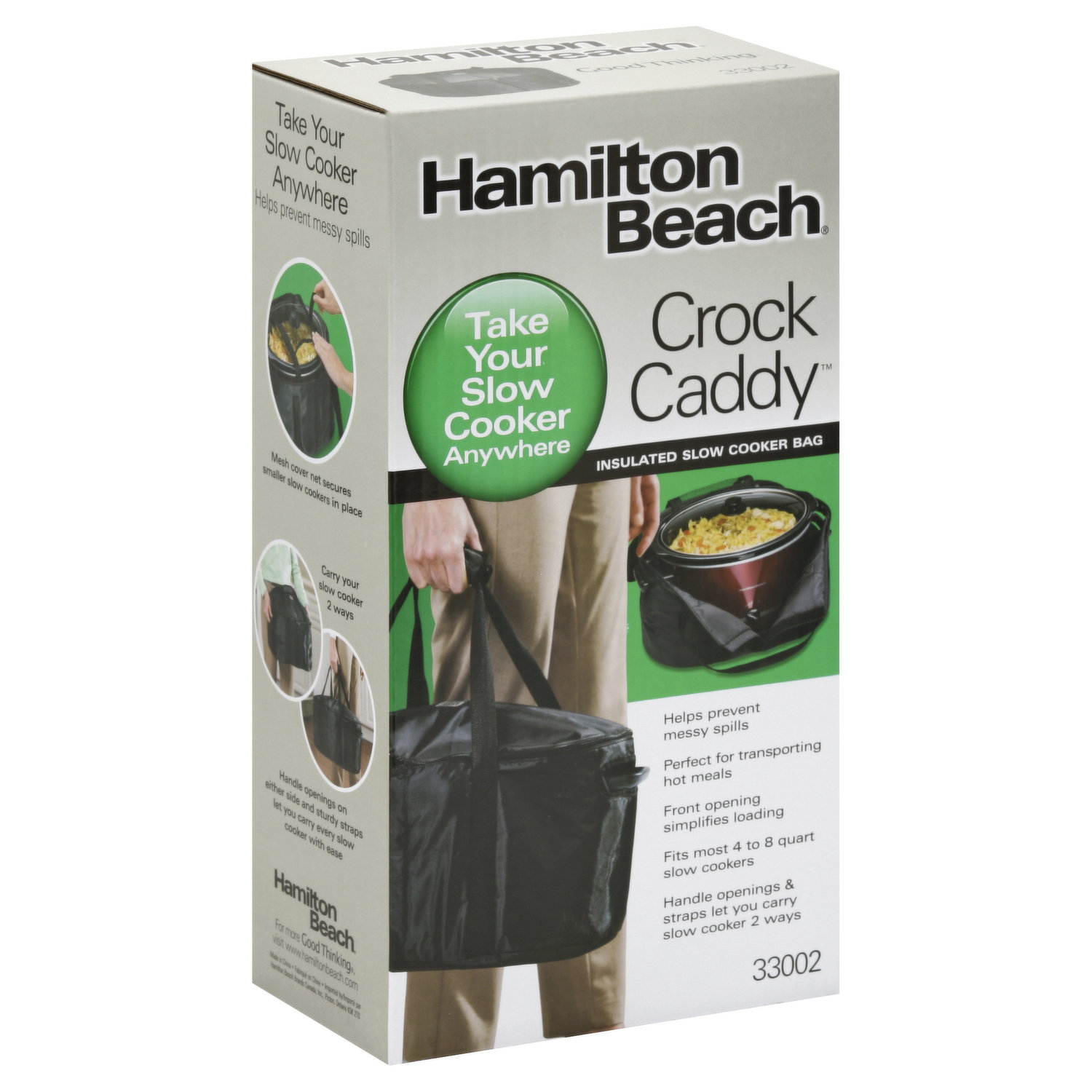 Hamilton Beach Crock Caddy Slow Cooker Travel Case