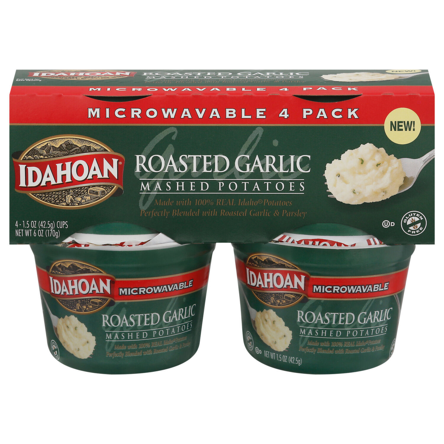 Idahoan Roasted Garlic Mashed Family Size, Potatoes