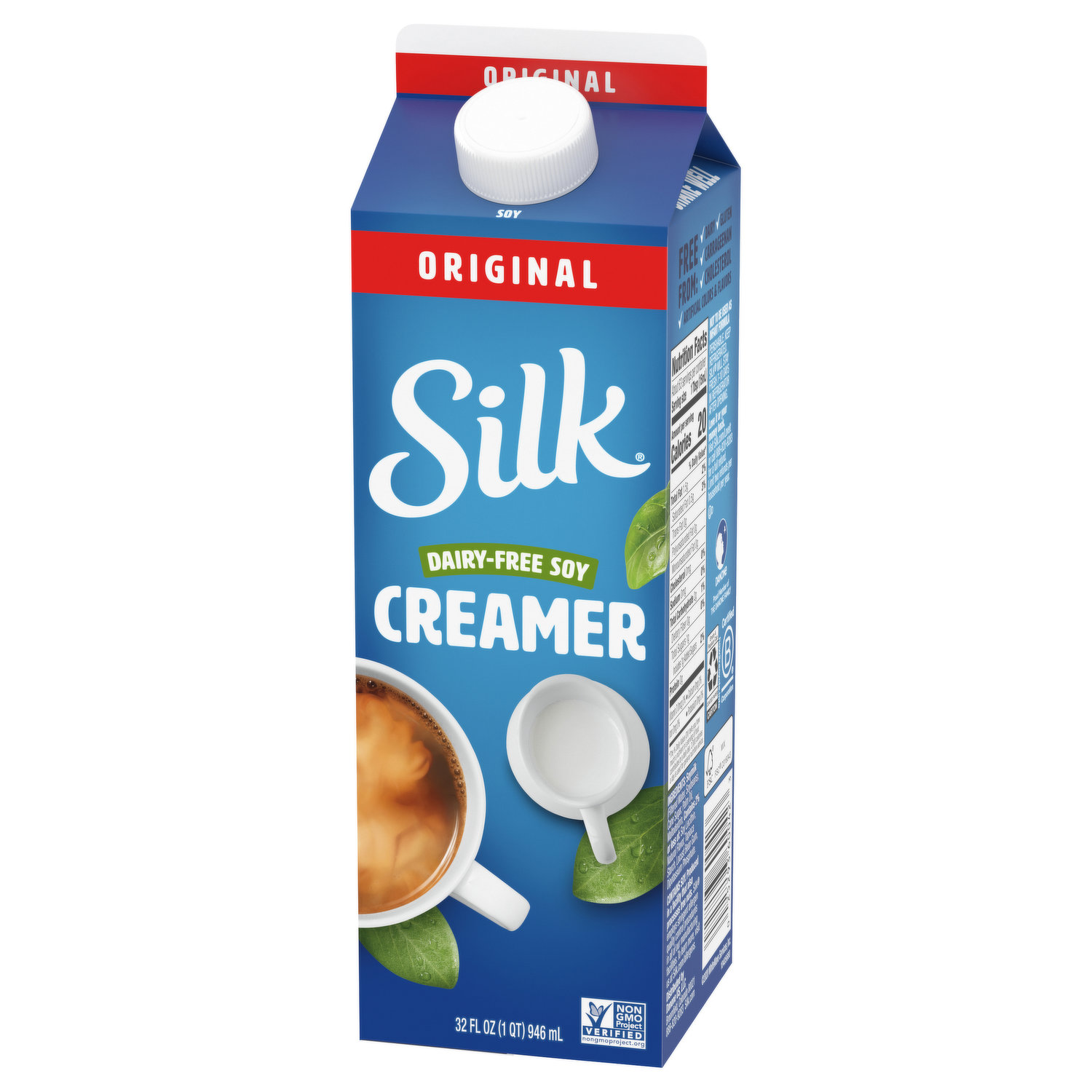 .com: Silk Dairy-Free Soy Creamer, Original, Pint, 16 oz