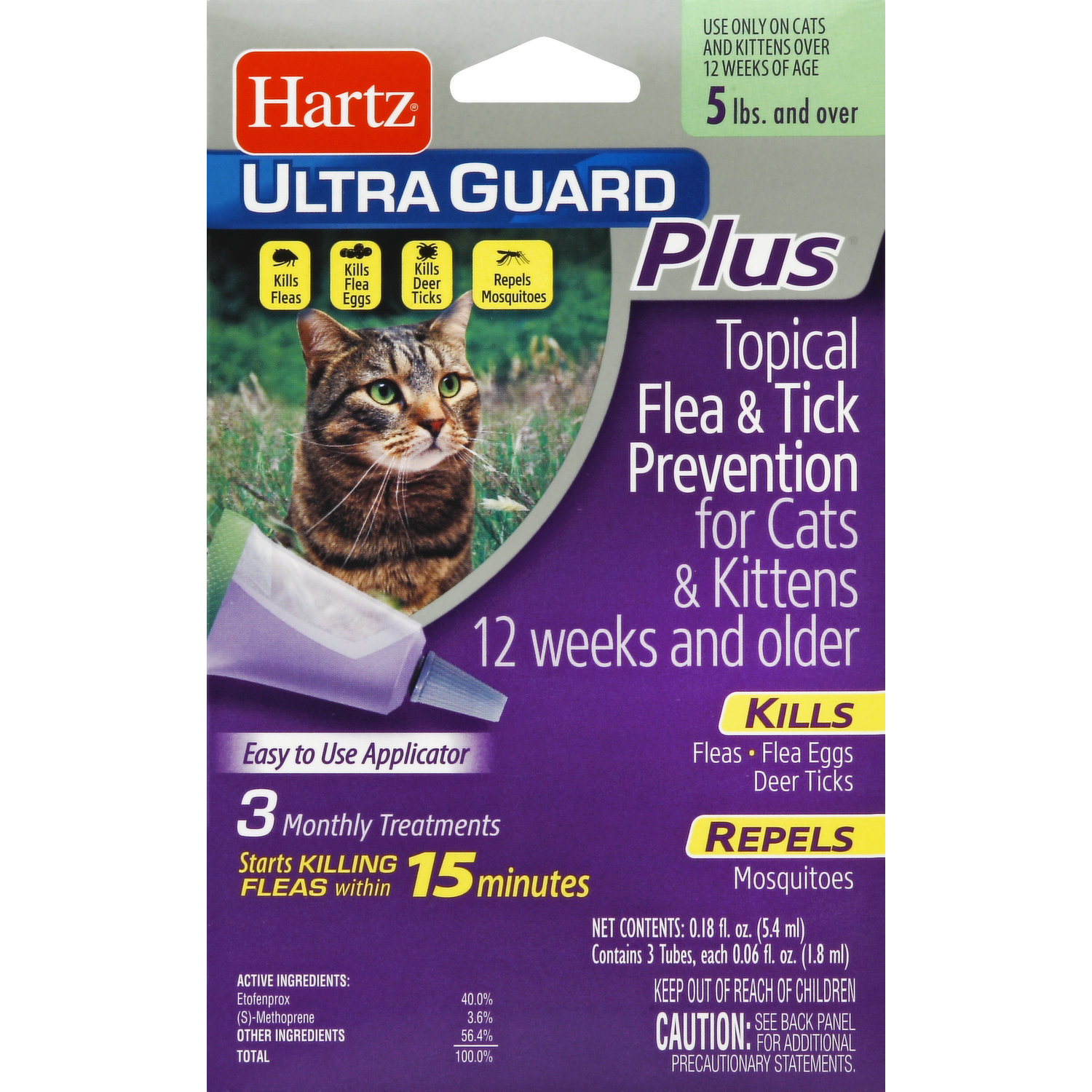 can i use hartz ultraguard for dogs on cats