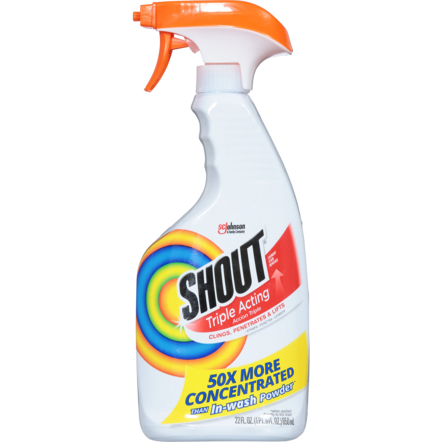 Shout Triple-Acting Laundry Stain Remover (650ml) 008070