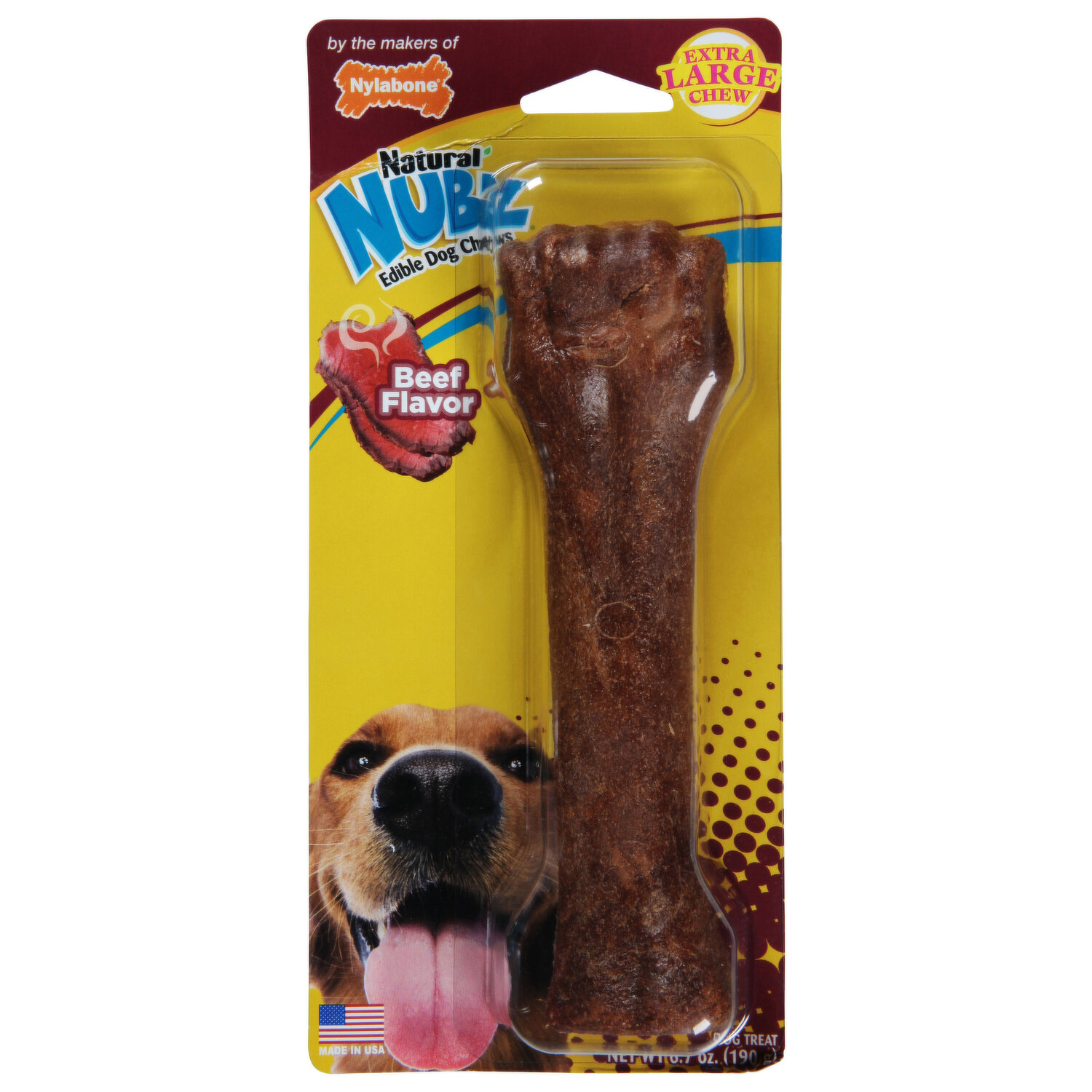 Save on Hartz DuraPlay Medium Dog Toy Bone Bacon Scented Order Online  Delivery