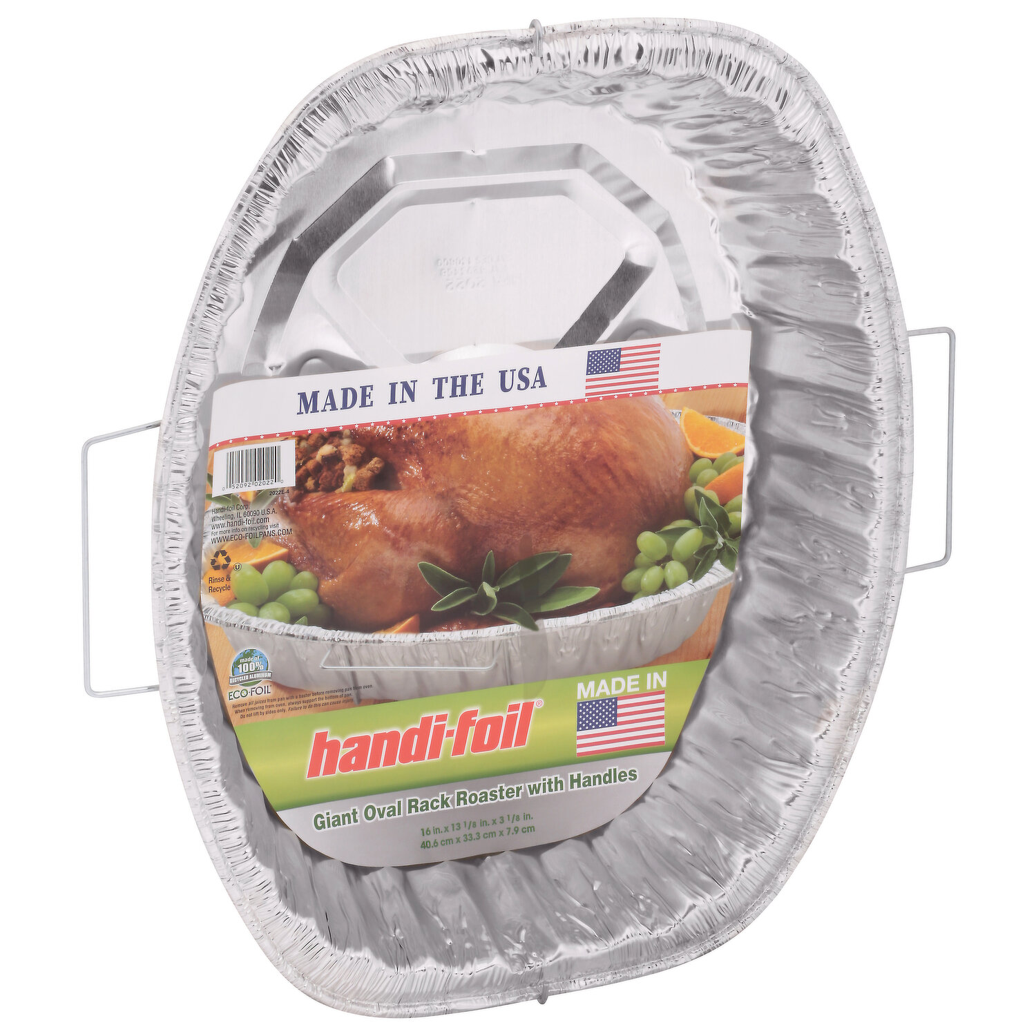 Handi-Foil Eco-Foil Rack Roaster with Handles