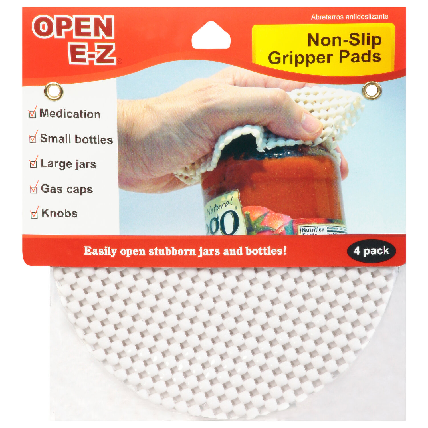 Compac Home Mighty Gripper Non-Slip Pads Jar Opener, Stablize Pictures,  4ct, 4 Count - Kroger