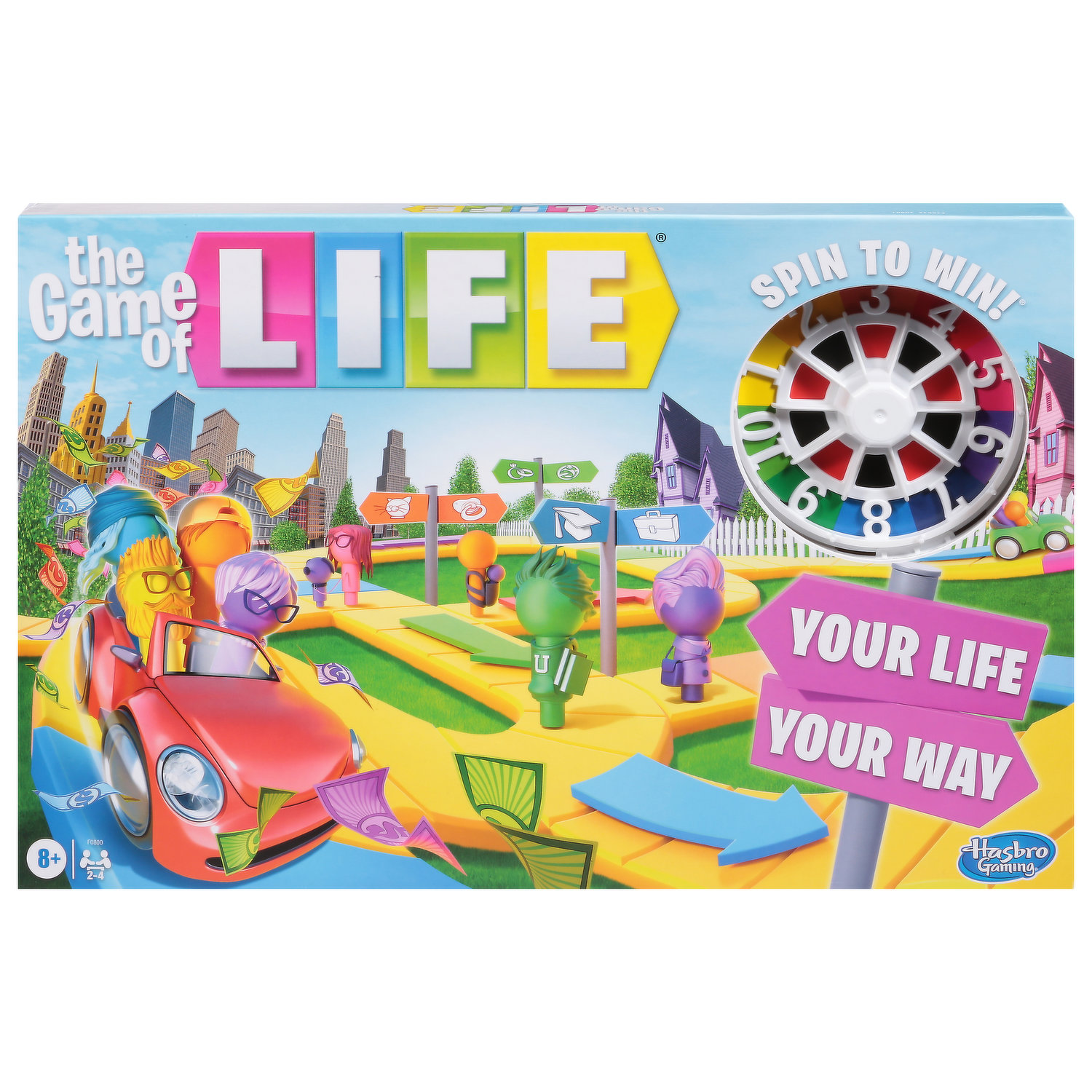 Party Games Hasbro f0800 Game of Life Updated Board gaming For gamers