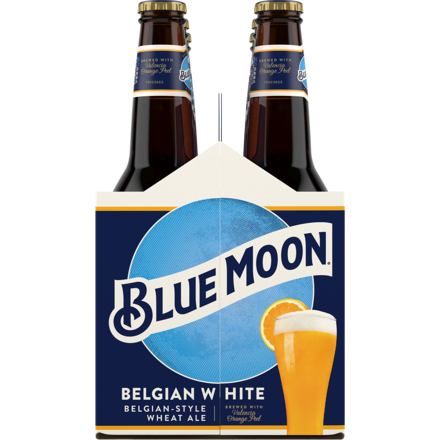 blue moon beer bottle