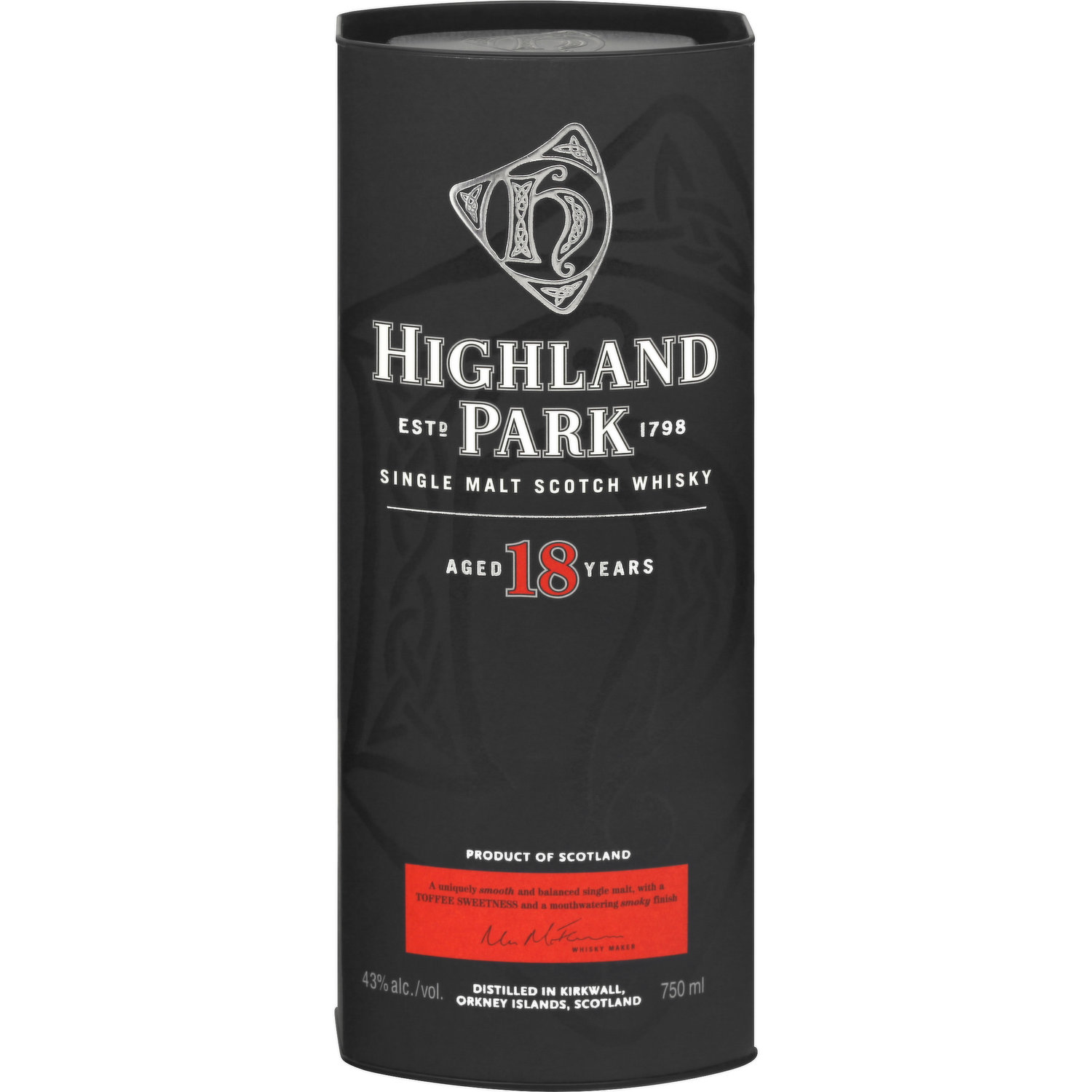Highland Park 18 Year Old Single Malt Whisky