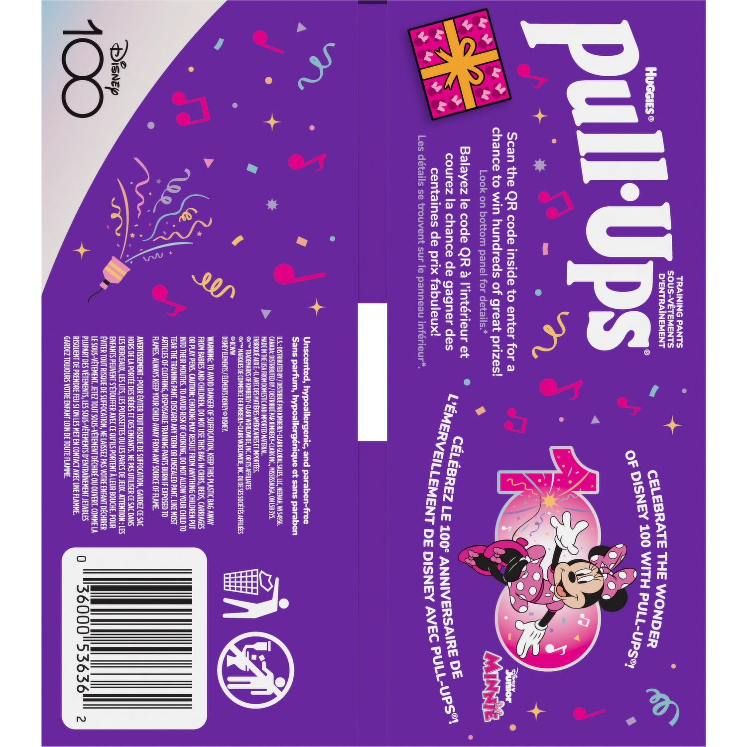 Huggies Pull-Ups Training Pants 2020 Minnie Mouse Designs. 